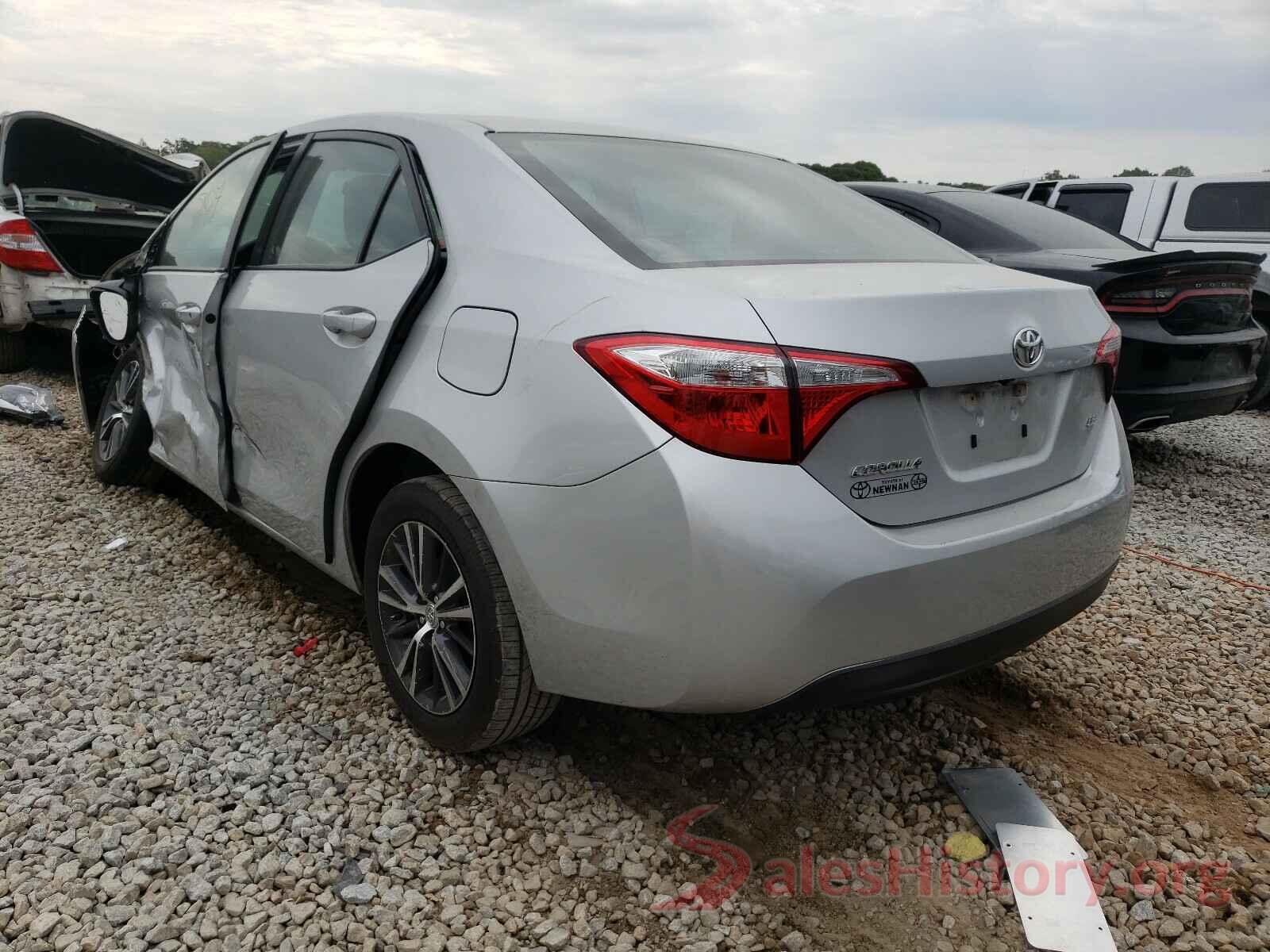 5YFBURHE3GP386236 2016 TOYOTA COROLLA