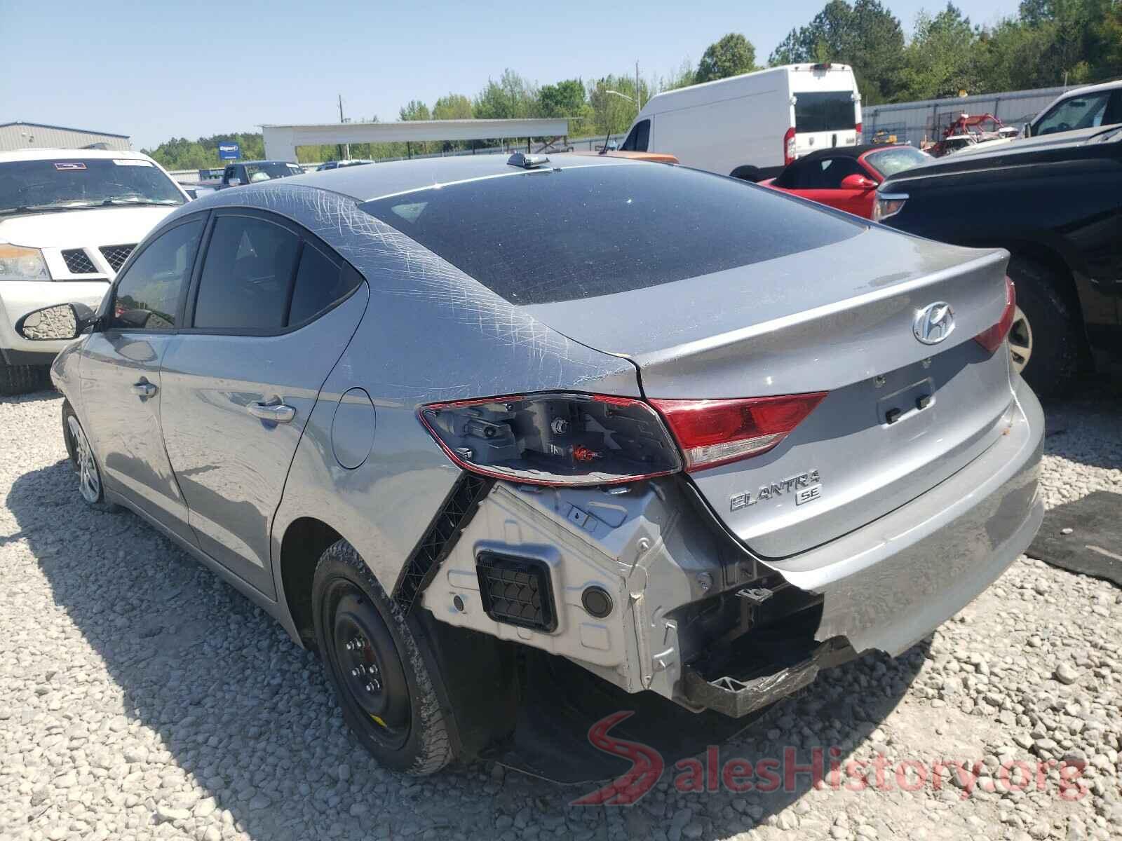 5NPD74LF6HH127581 2017 HYUNDAI ELANTRA