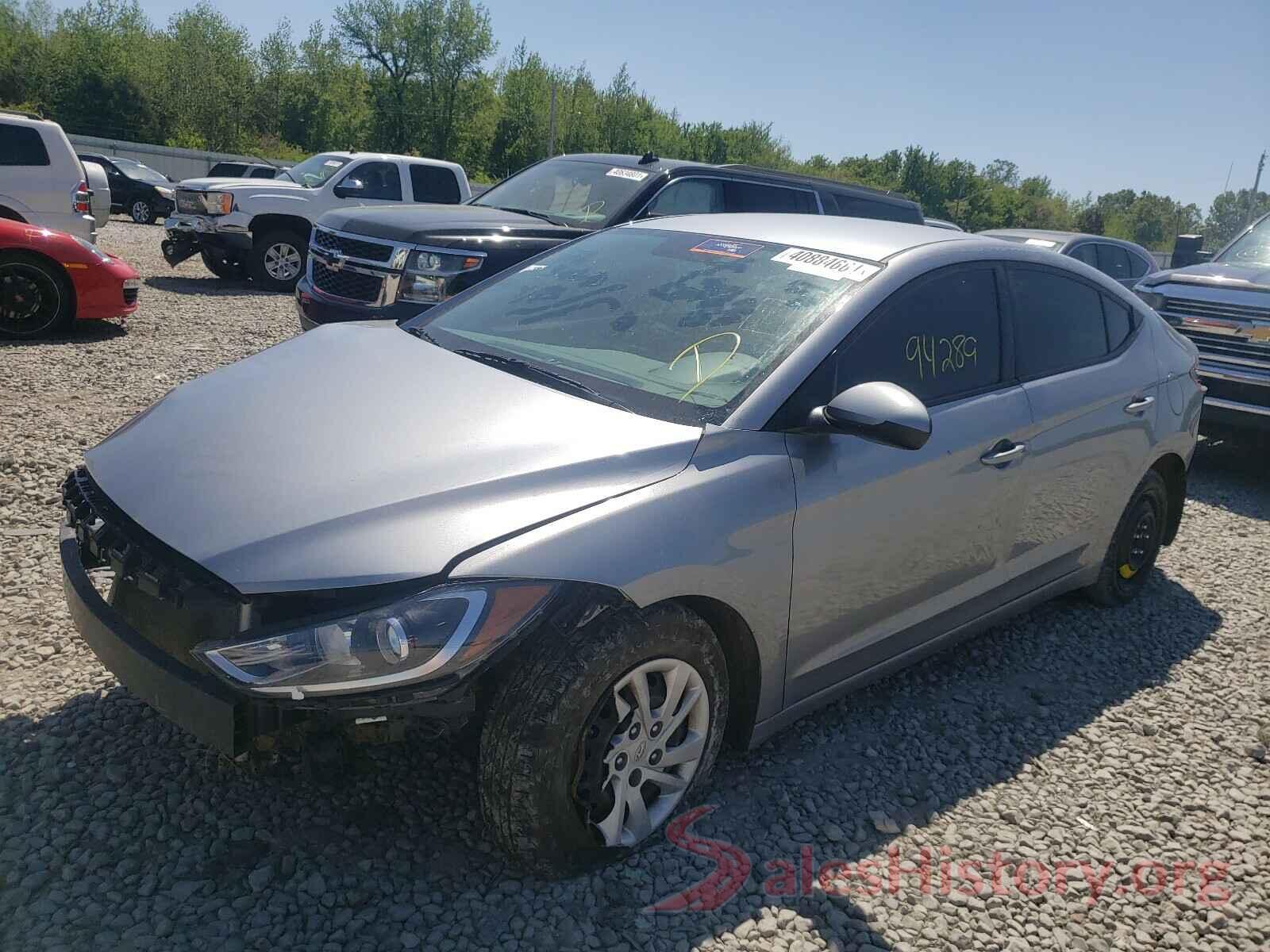 5NPD74LF6HH127581 2017 HYUNDAI ELANTRA