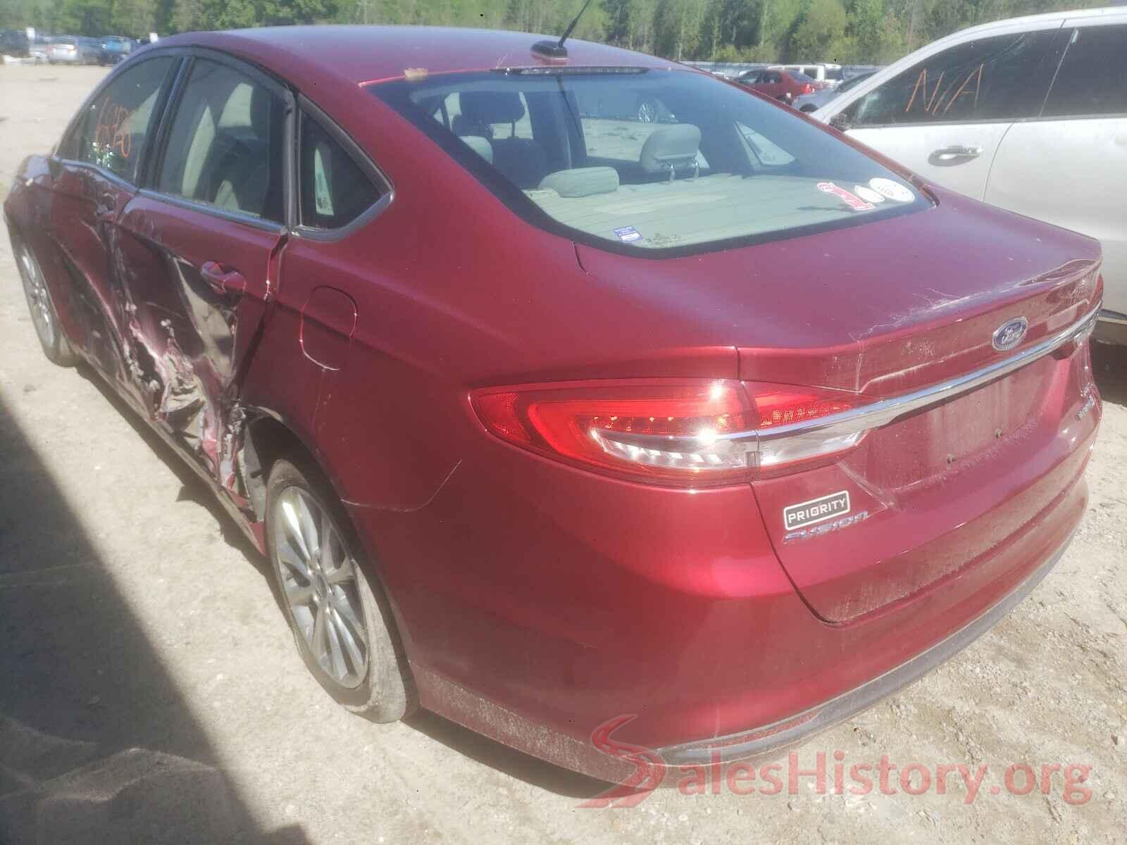 3FA6P0LU1HR237845 2017 FORD FUSION