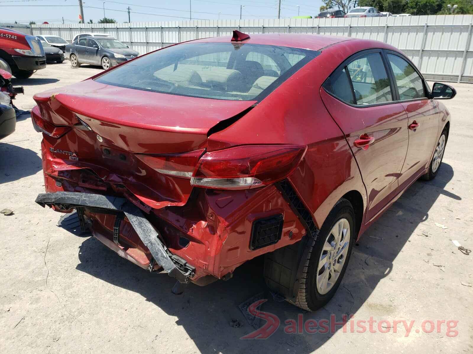 5NPD74LF7JH375232 2018 HYUNDAI ELANTRA