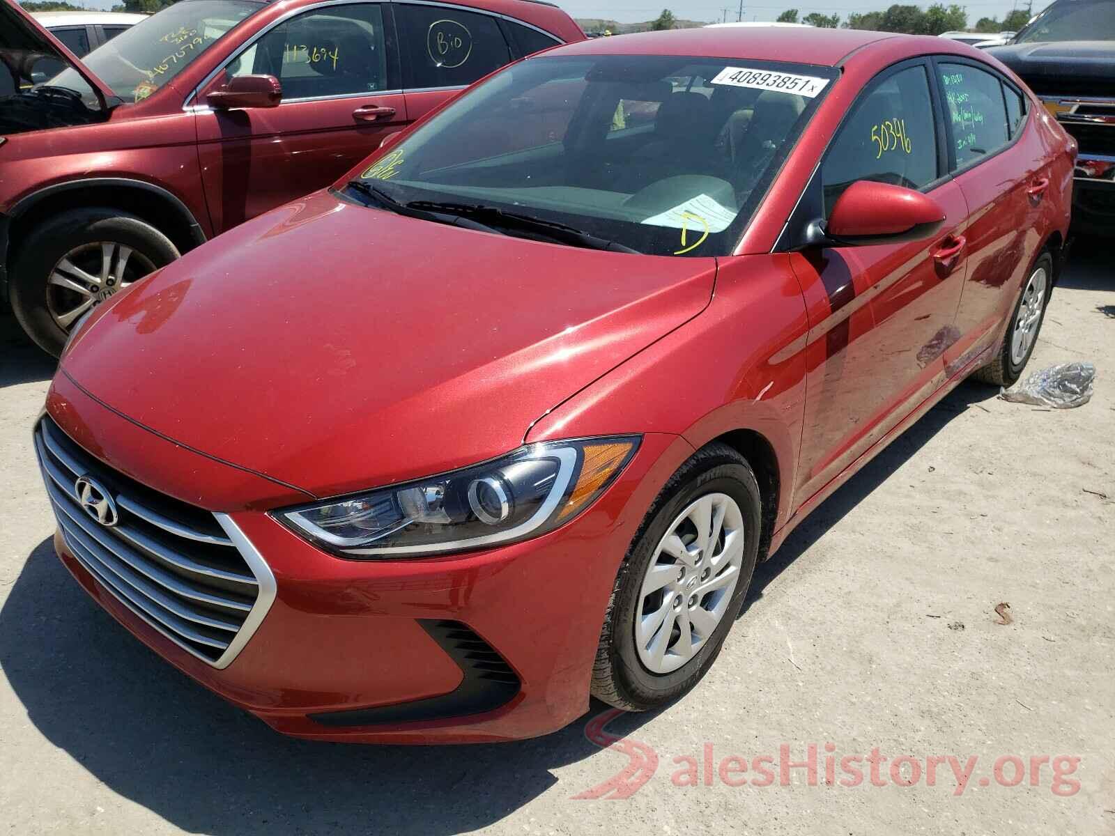 5NPD74LF7JH375232 2018 HYUNDAI ELANTRA