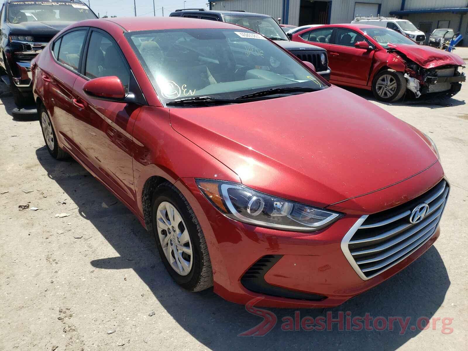 5NPD74LF7JH375232 2018 HYUNDAI ELANTRA