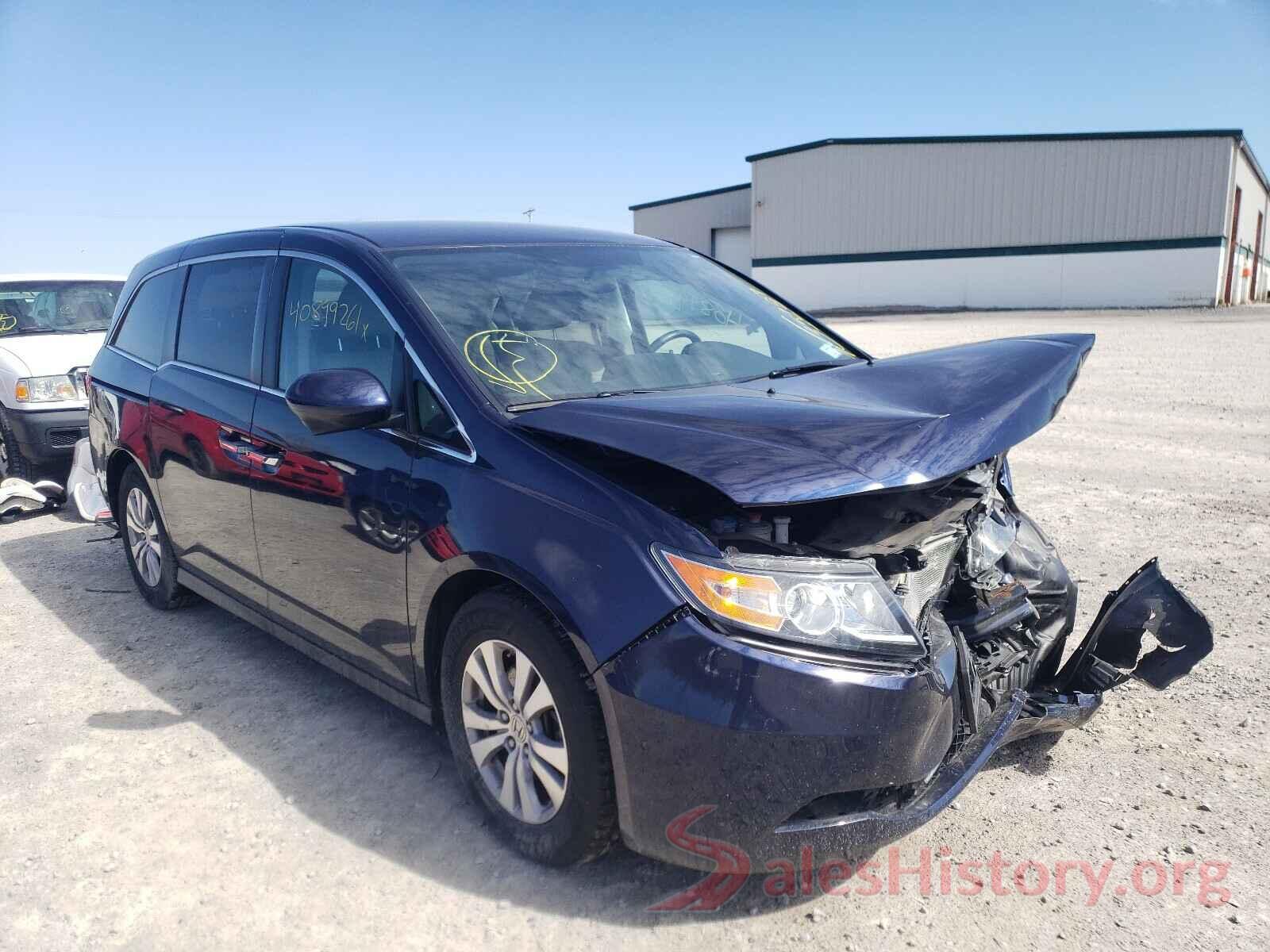 5FNRL5H34HB015740 2017 HONDA ODYSSEY