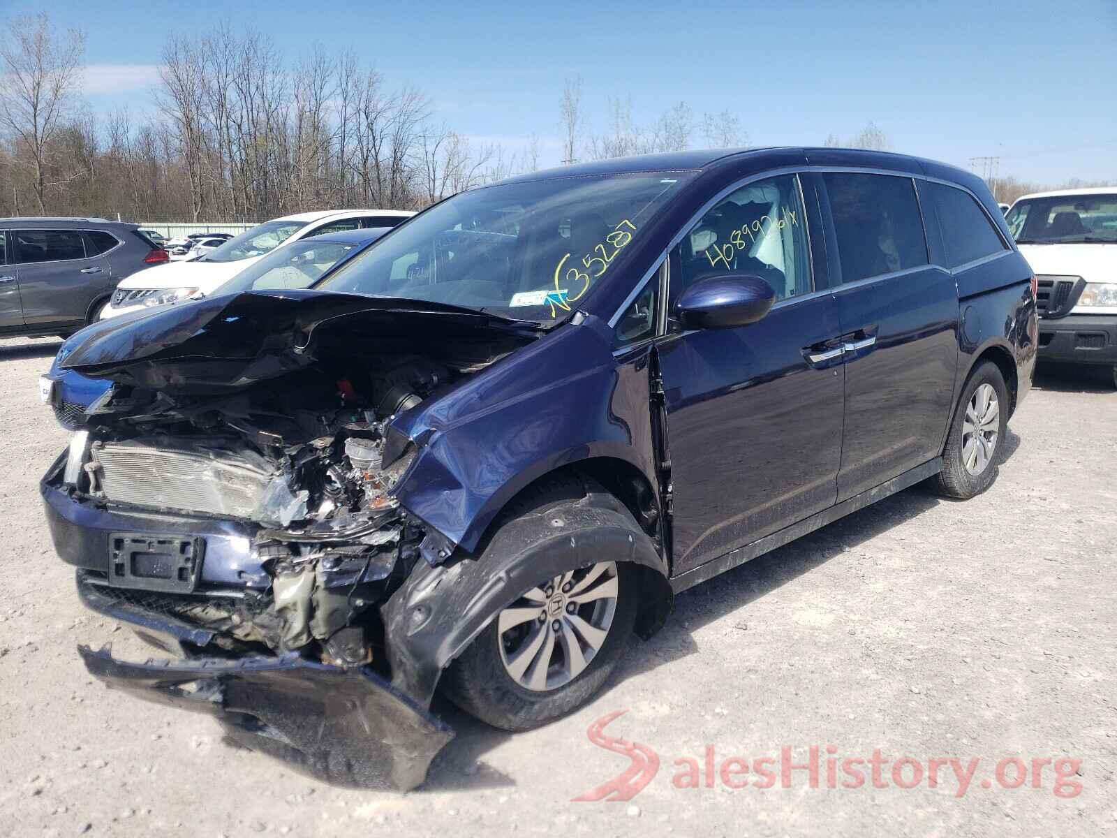 5FNRL5H34HB015740 2017 HONDA ODYSSEY