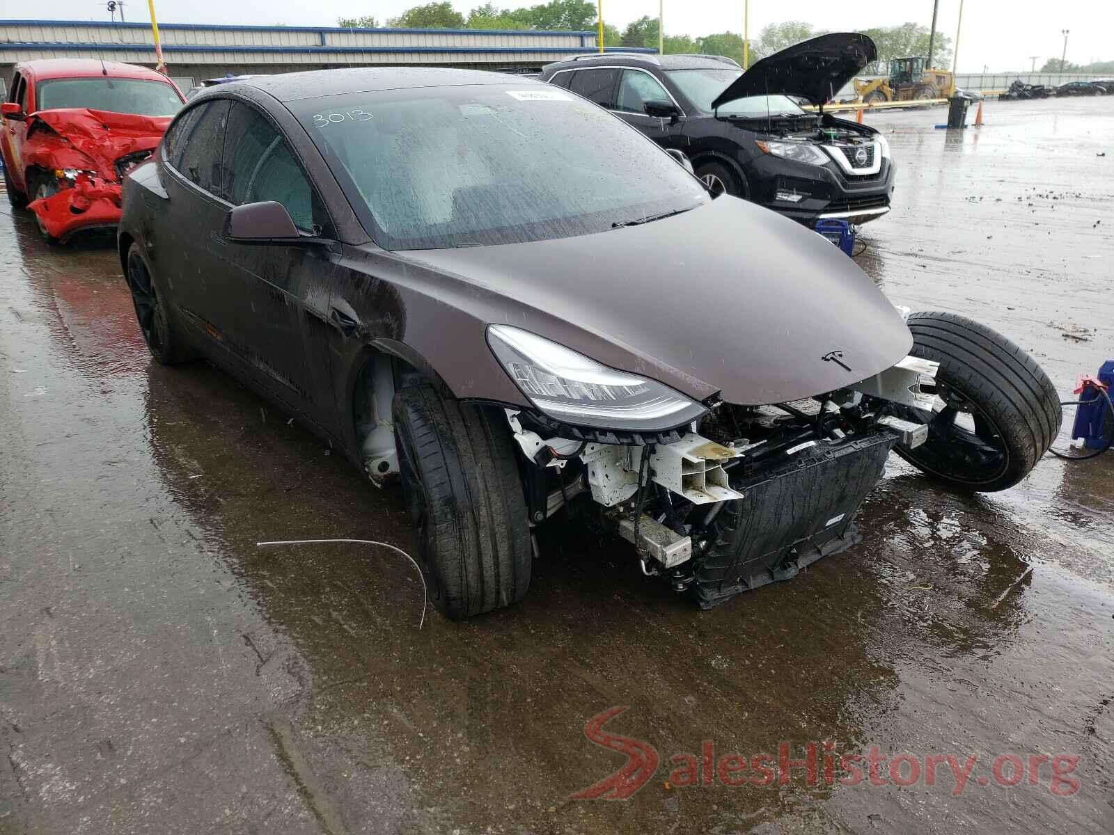 5YJ3E1EB2KF393745 2019 TESLA MODEL 3