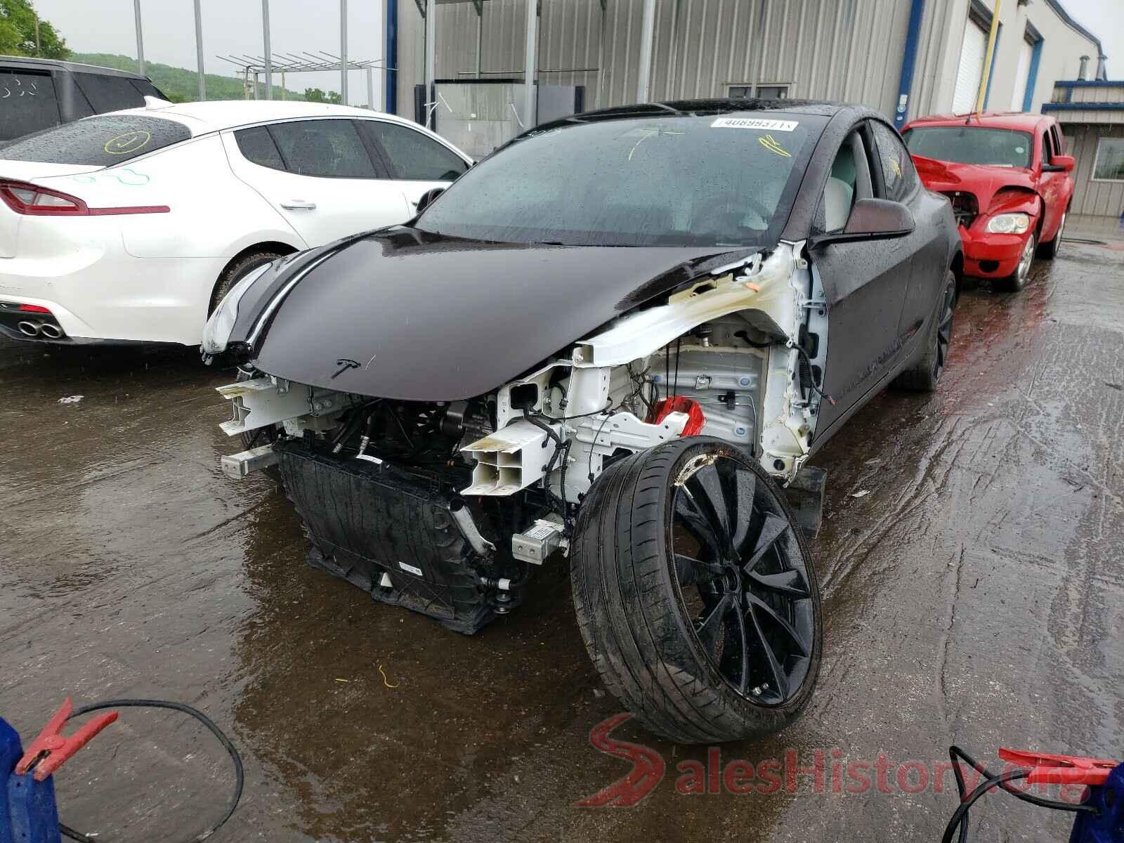 5YJ3E1EB2KF393745 2019 TESLA MODEL 3