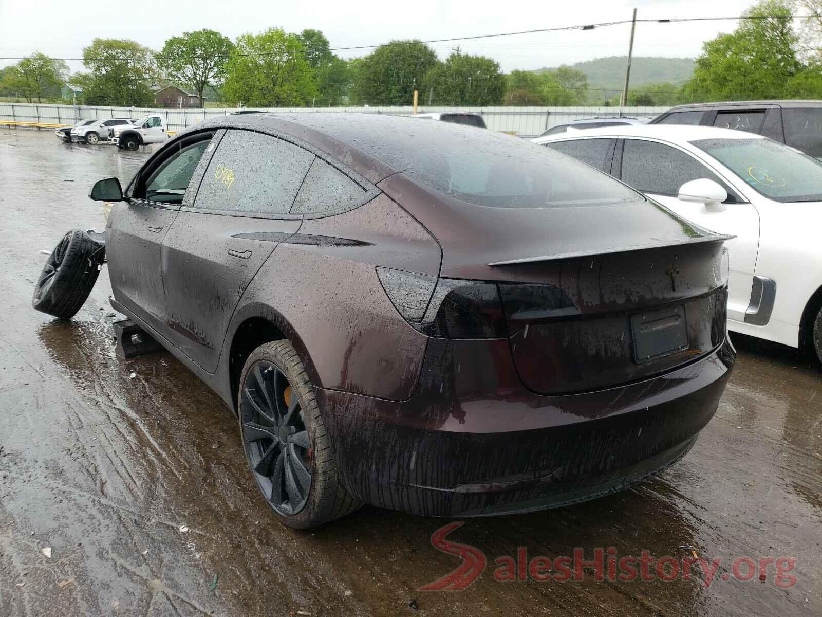 5YJ3E1EB2KF393745 2019 TESLA MODEL 3