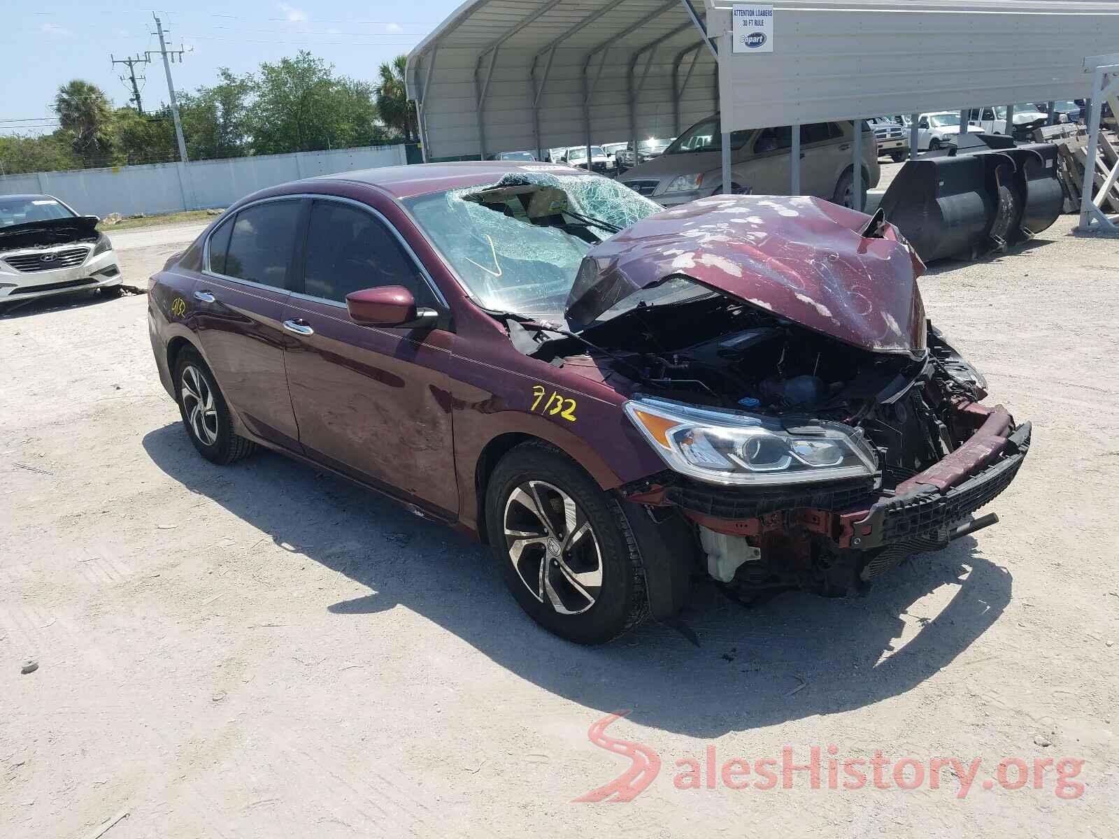 1HGCR2F36GA005595 2016 HONDA ACCORD