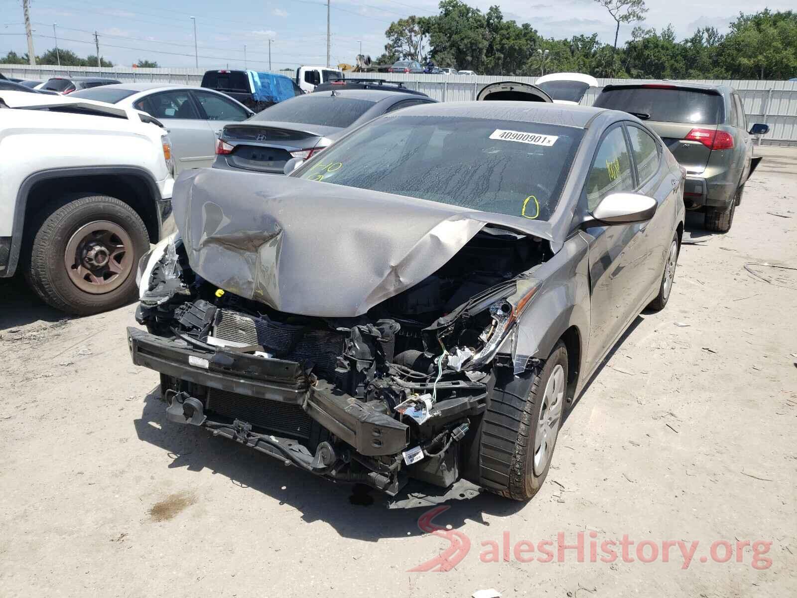 5NPDH4AE4GH692272 2016 HYUNDAI ELANTRA