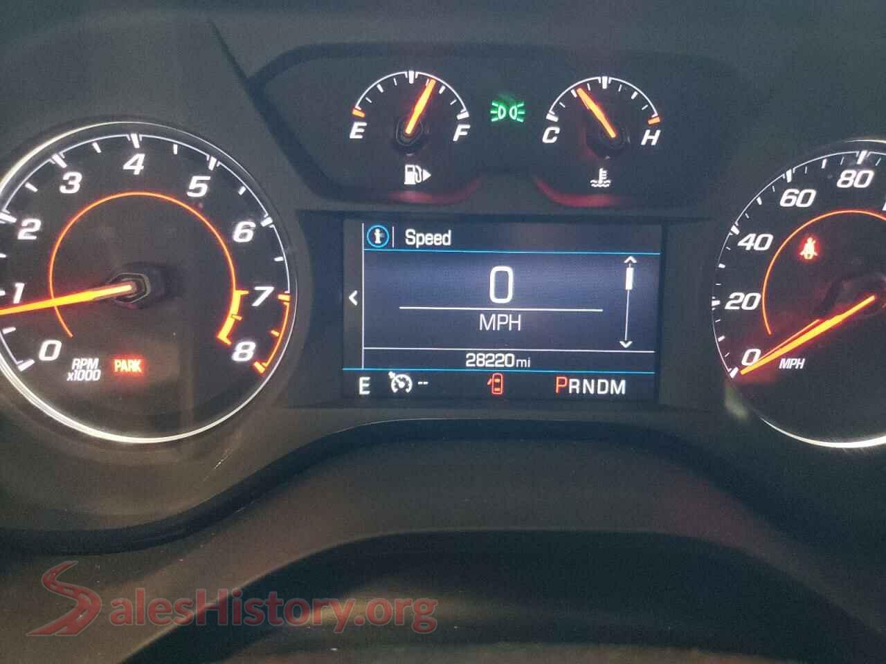 2020 CHEVROLET CAMARO VIN 1G1FB1RX6L0147432, interior dashboard