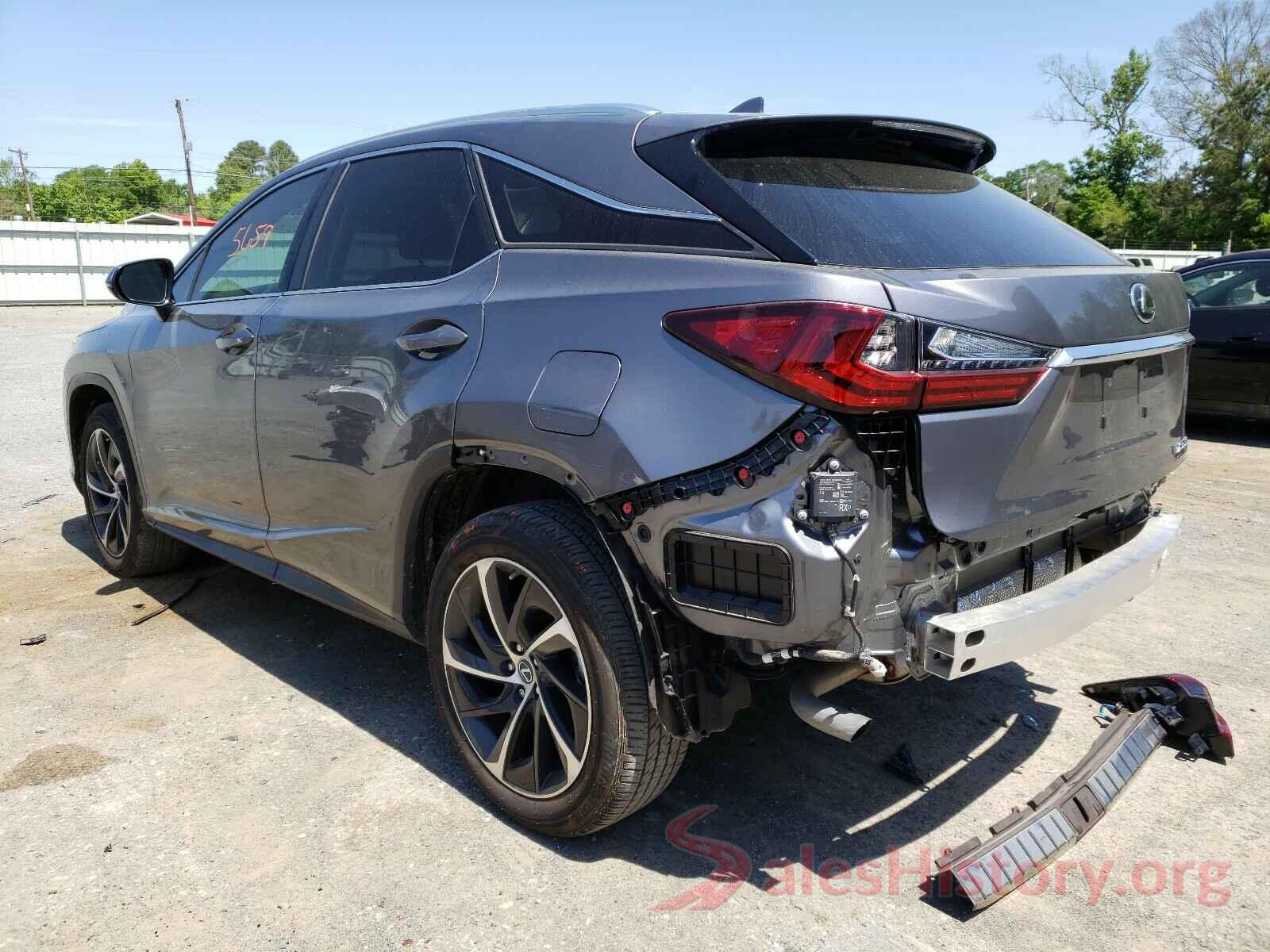 2T2ZZMCA2KC122789 2019 LEXUS RX350