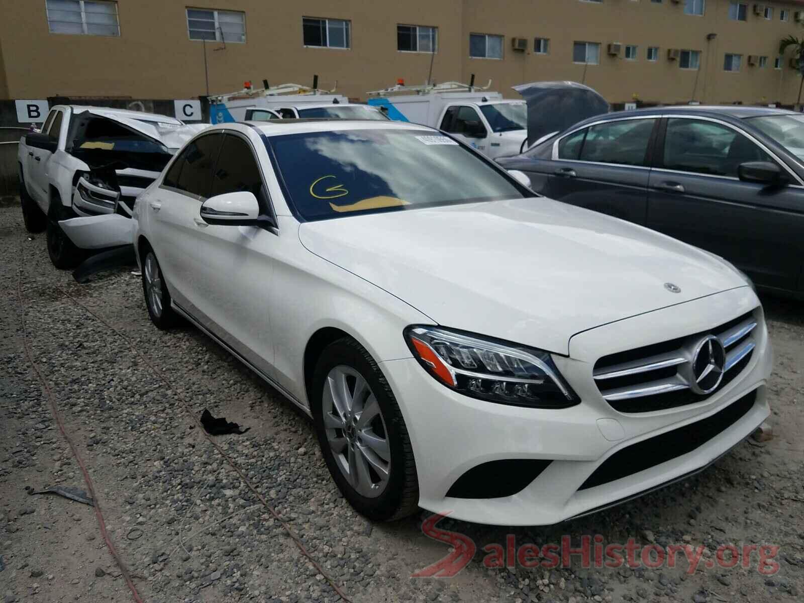 55SWF8DB5KU296073 2019 MERCEDES-BENZ C CLASS