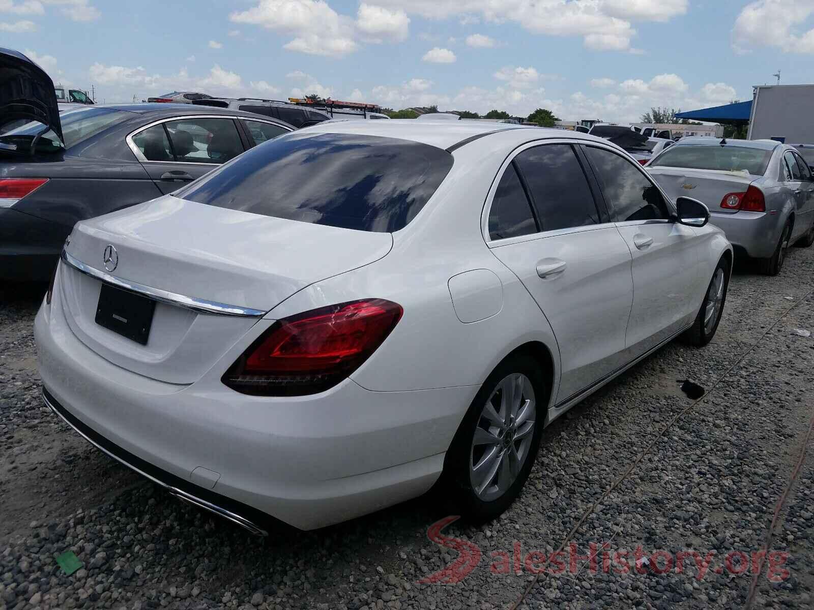 55SWF8DB5KU296073 2019 MERCEDES-BENZ C CLASS