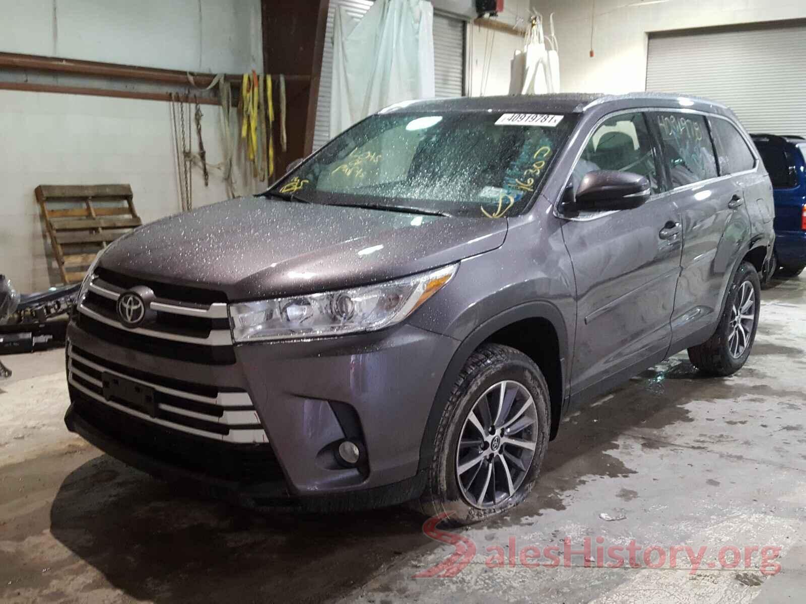 5TDJZRFH1KS593332 2019 TOYOTA HIGHLANDER