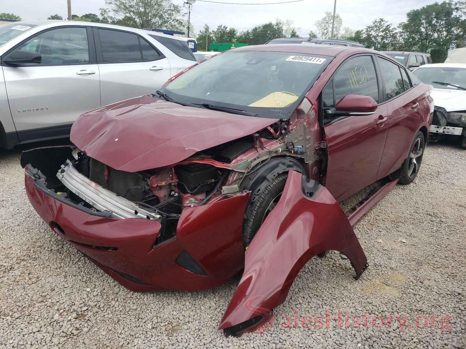 JTDKARFU7G3504347 2016 TOYOTA PRIUS