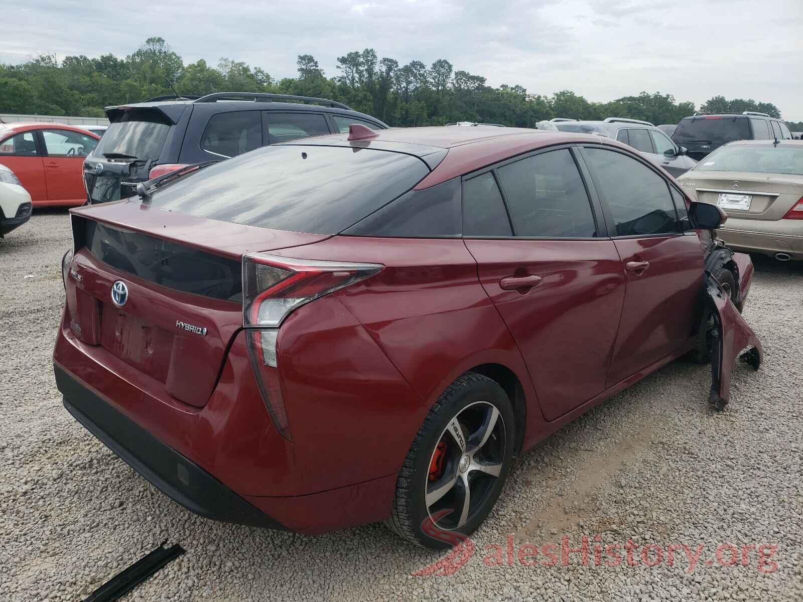 JTDKARFU7G3504347 2016 TOYOTA PRIUS