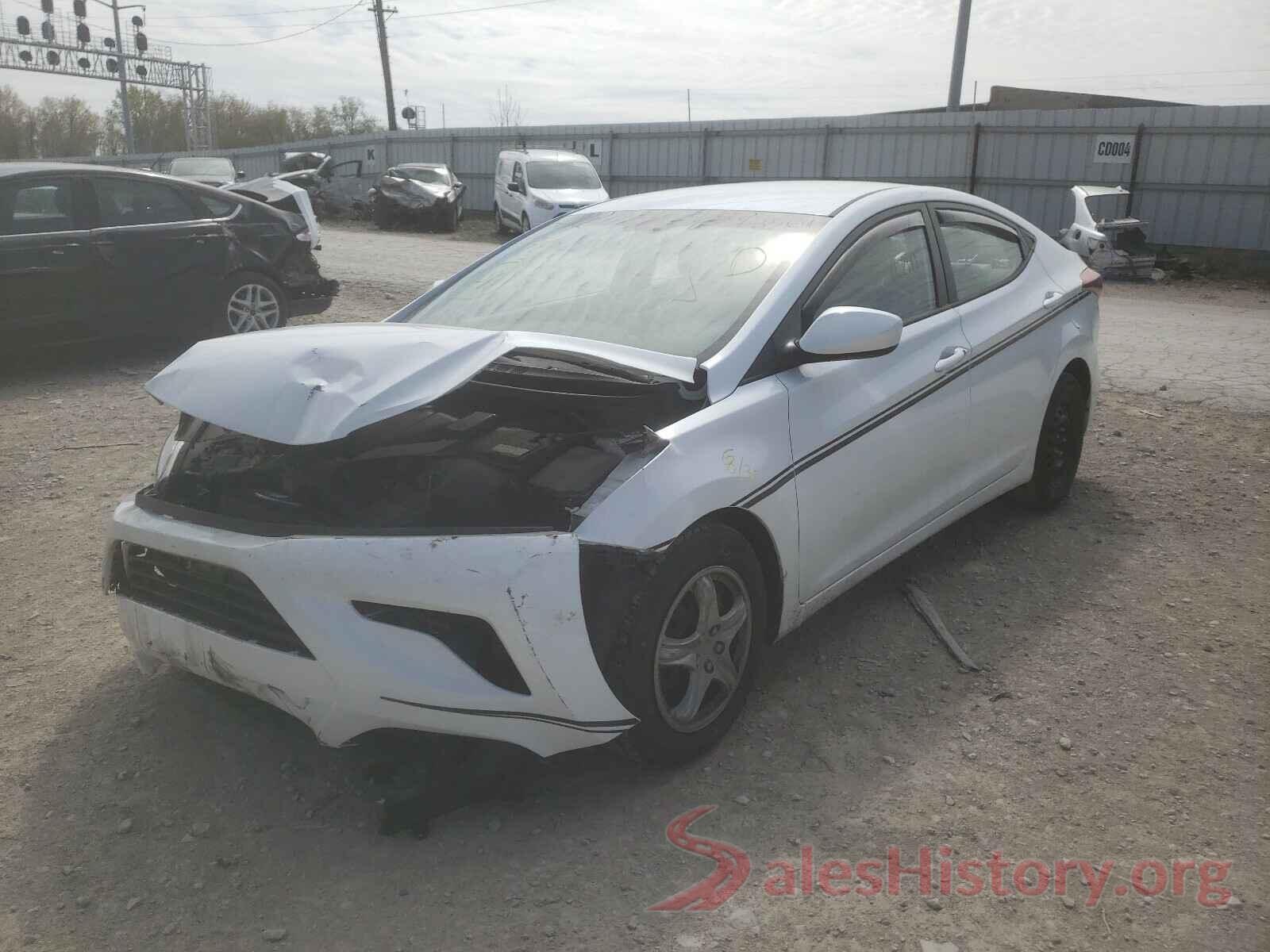 5NPDH4AE3GH745558 2016 HYUNDAI ELANTRA