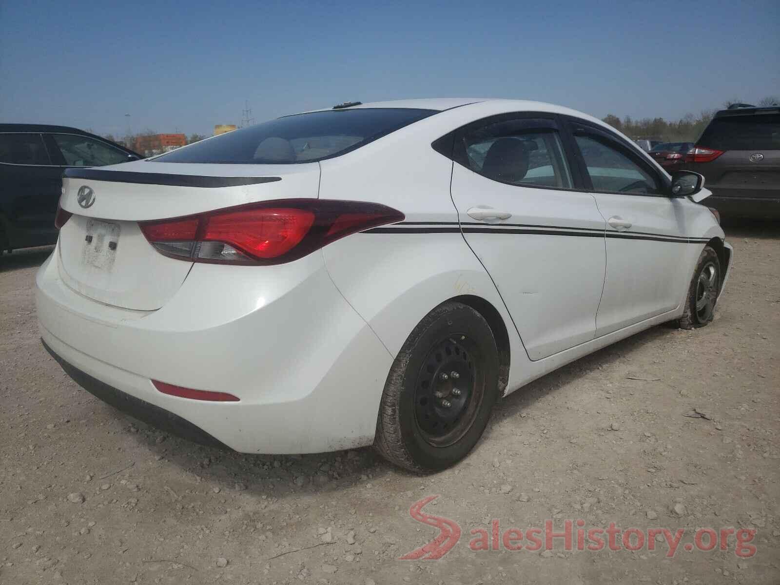 5NPDH4AE3GH745558 2016 HYUNDAI ELANTRA