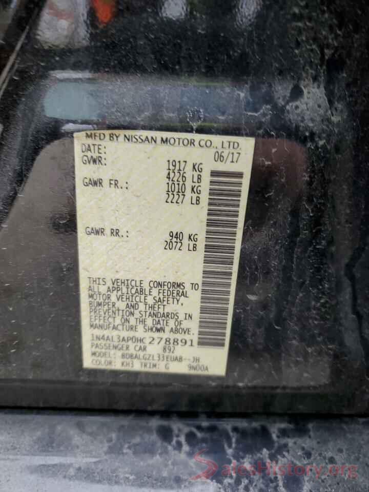 1N4AL3AP0HC278891 2017 NISSAN ALTIMA