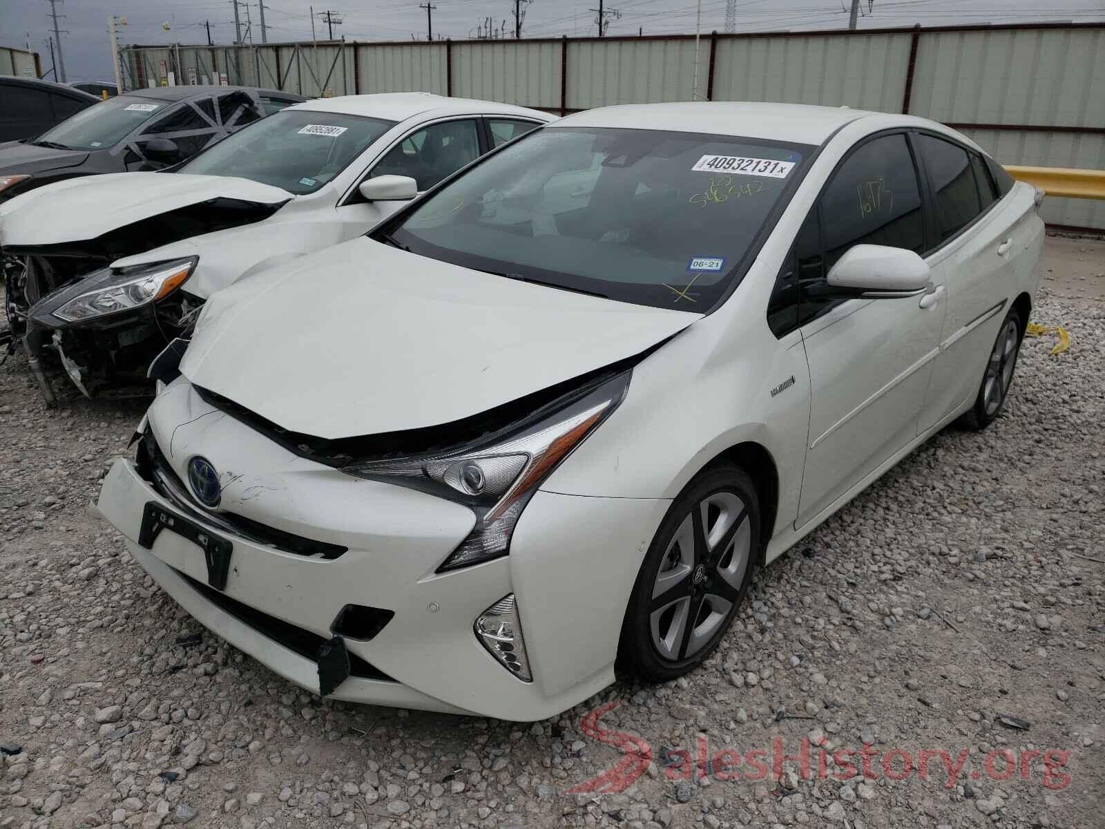 JTDKARFU7J3546542 2018 TOYOTA PRIUS