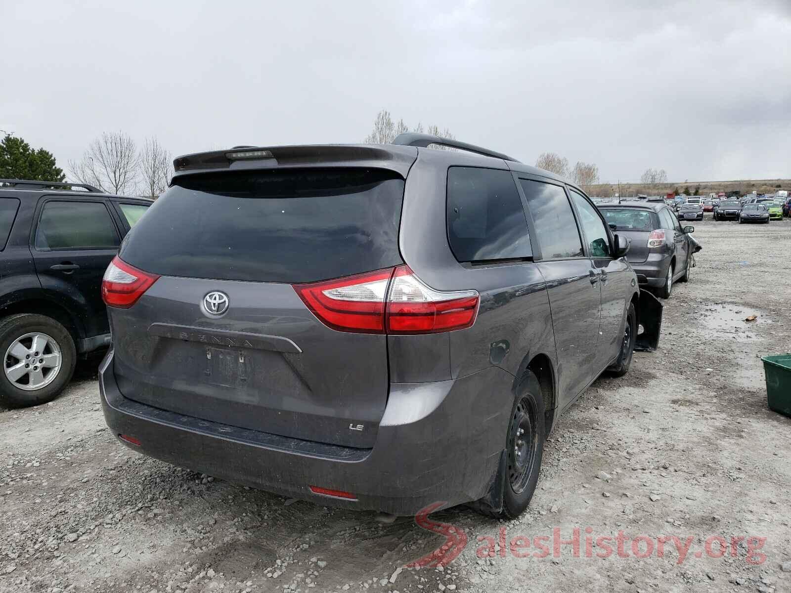 5TDKZ3DC3HS879524 2017 TOYOTA SIENNA