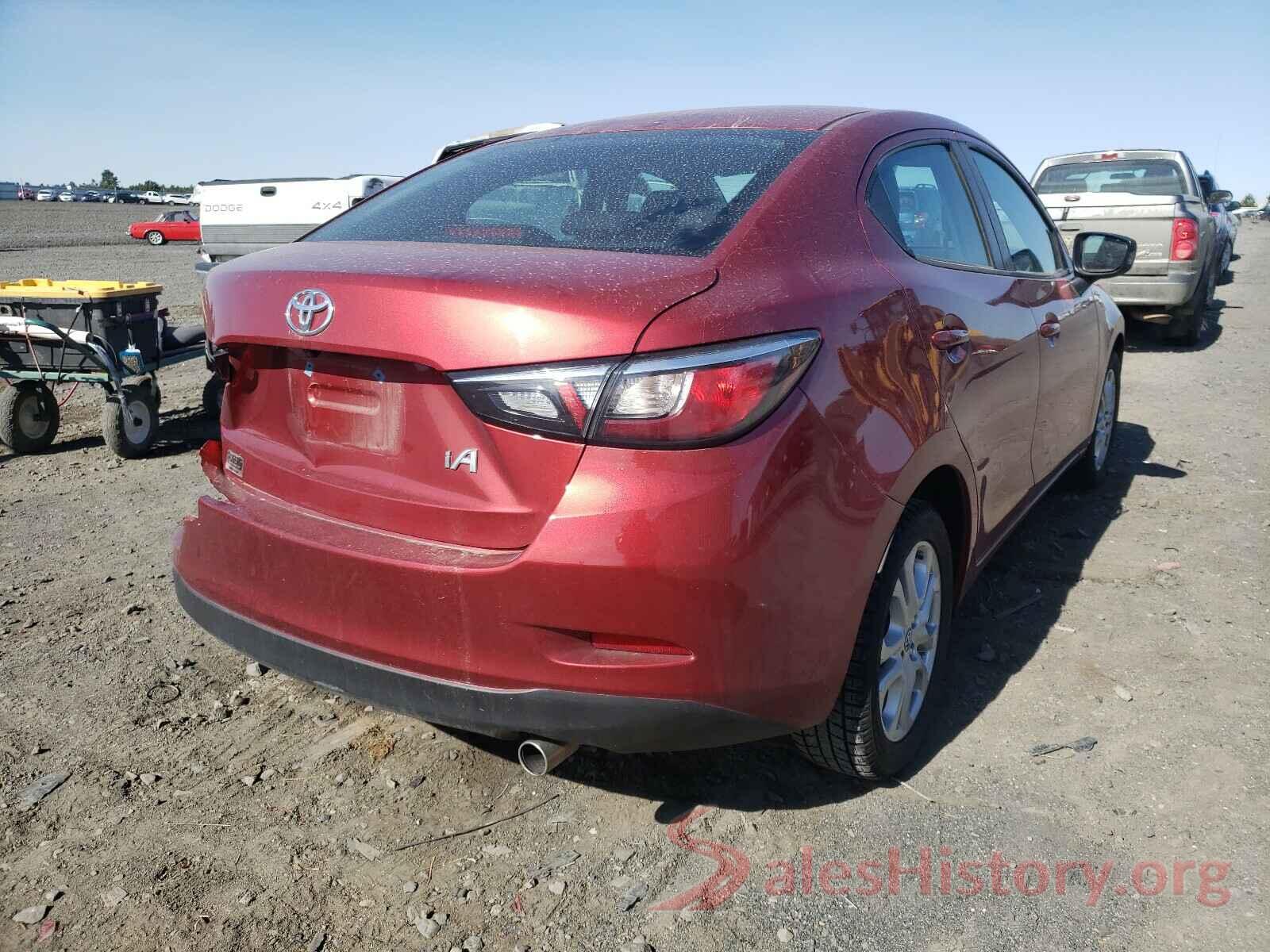 3MYDLBYV7JY323992 2018 TOYOTA YARIS