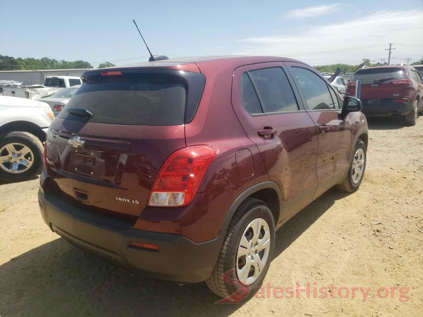 3GNCJKSB0GL158606 2016 CHEVROLET TRAX