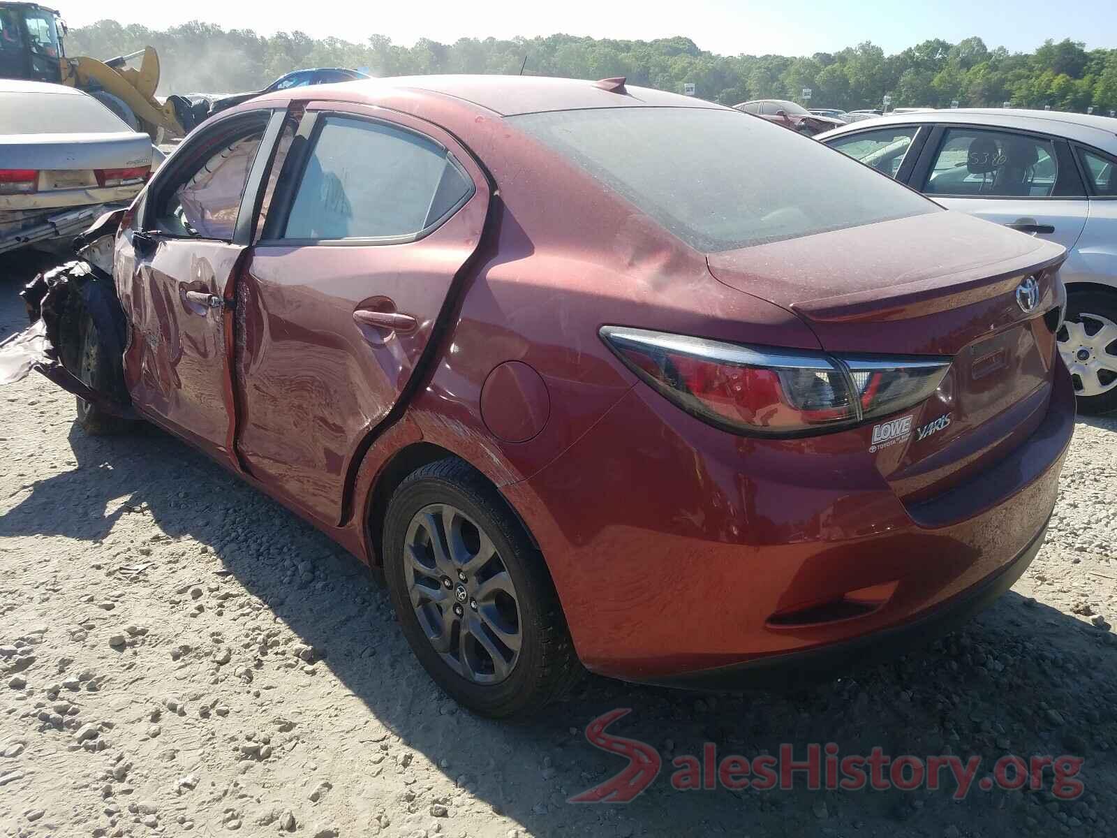 3MYDLBYV7KY528598 2019 TOYOTA YARIS