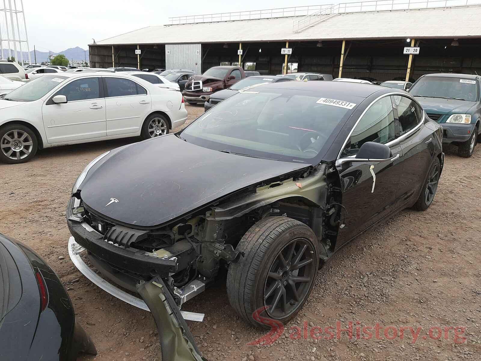 5YJ3E1EA6JF040124 2018 TESLA MODEL 3