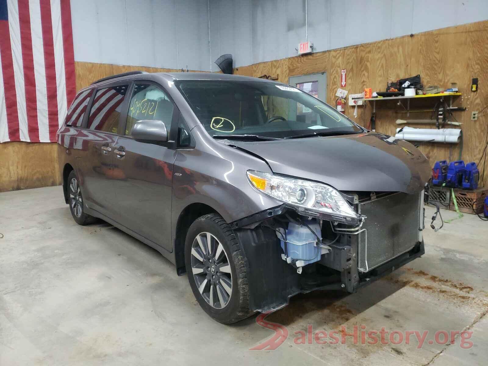 5TDJZ3DC1KS219985 2019 TOYOTA SIENNA