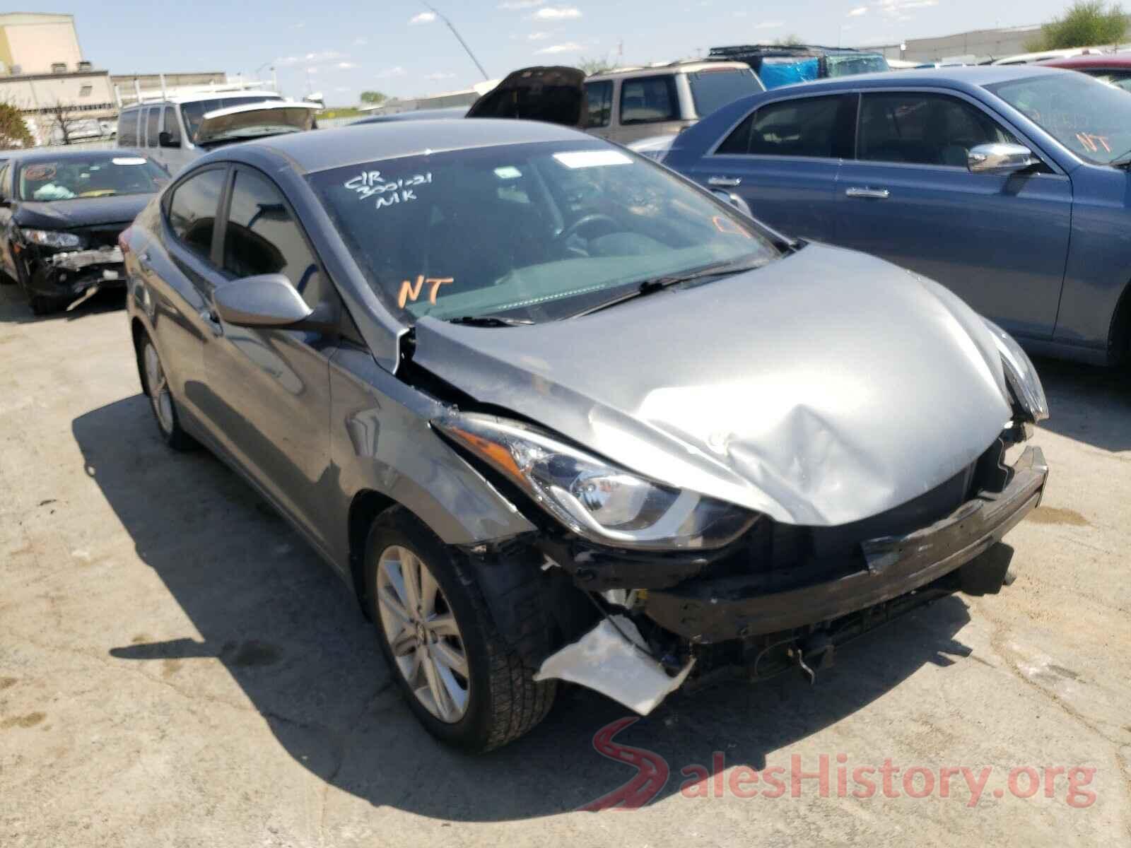 KMHDH4AE0GU634001 2016 HYUNDAI ELANTRA