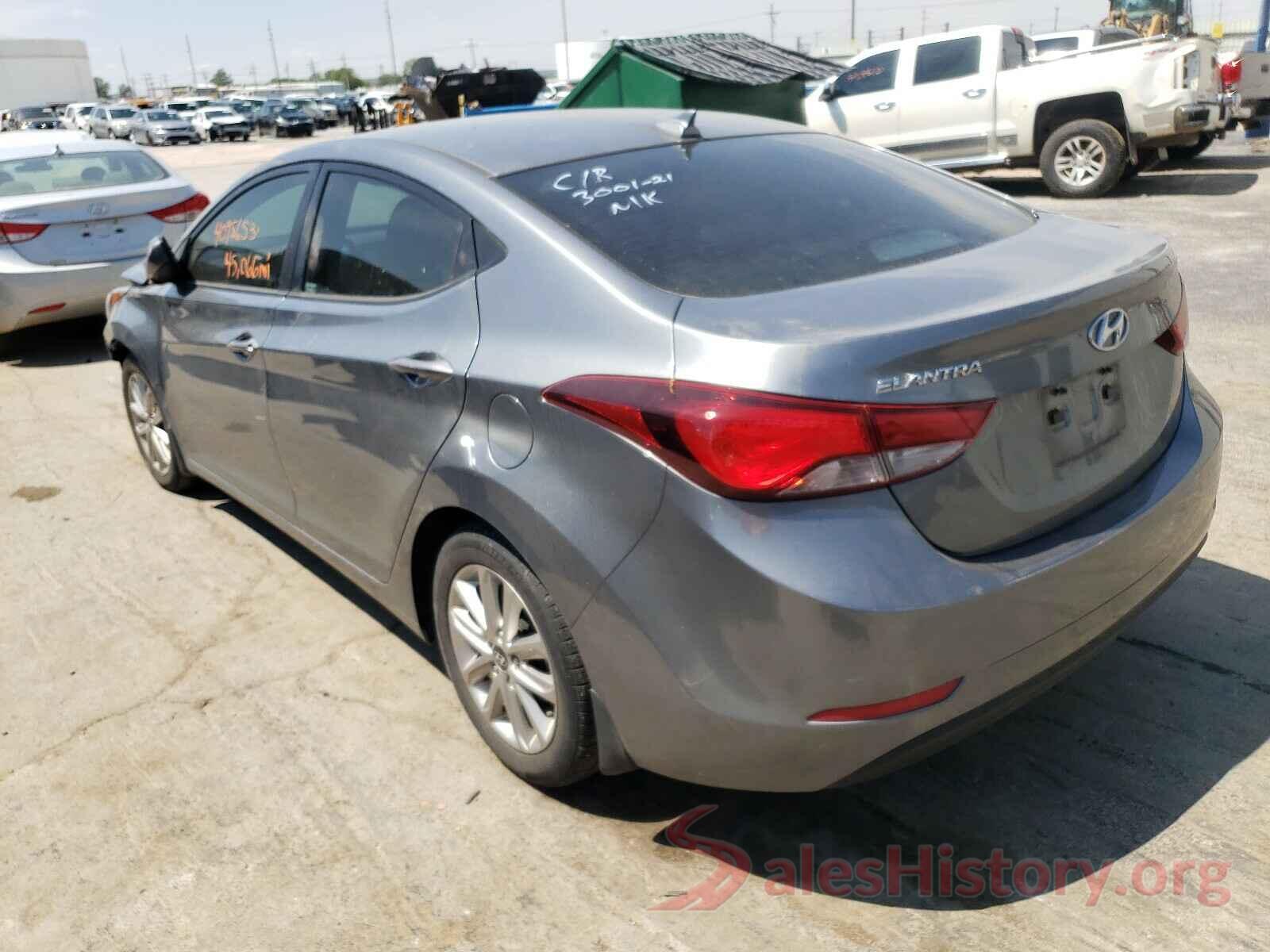 KMHDH4AE0GU634001 2016 HYUNDAI ELANTRA