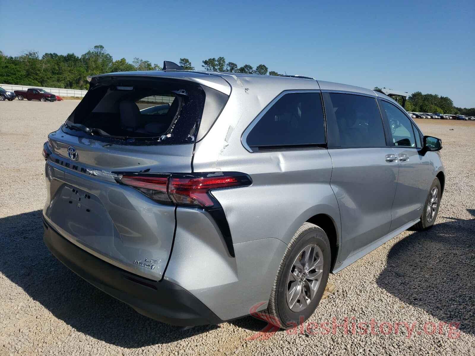 5TDKRKEC9MS017122 2021 TOYOTA SIENNA