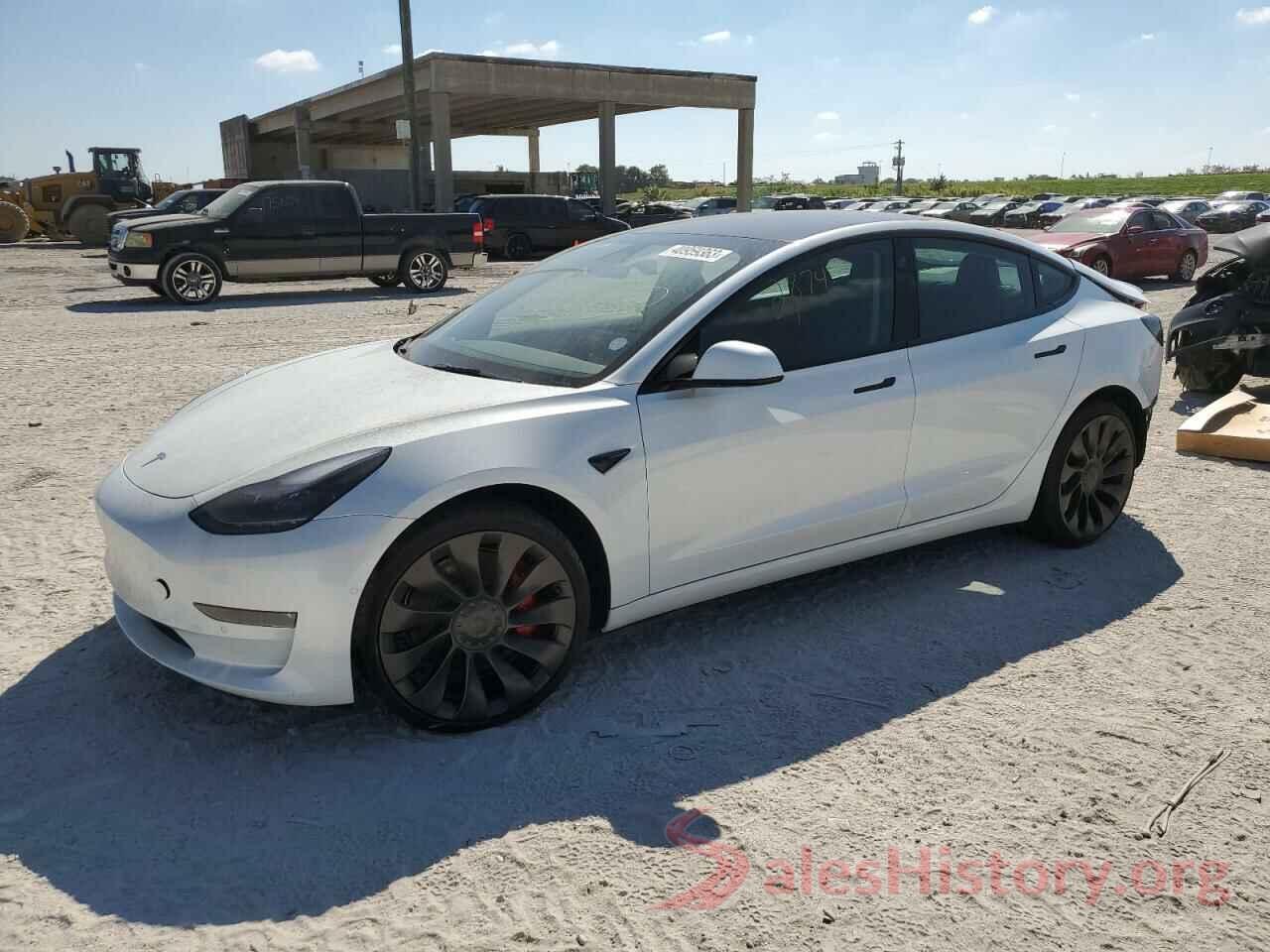 5YJ3E1EC2NF264840 2022 TESLA MODEL 3