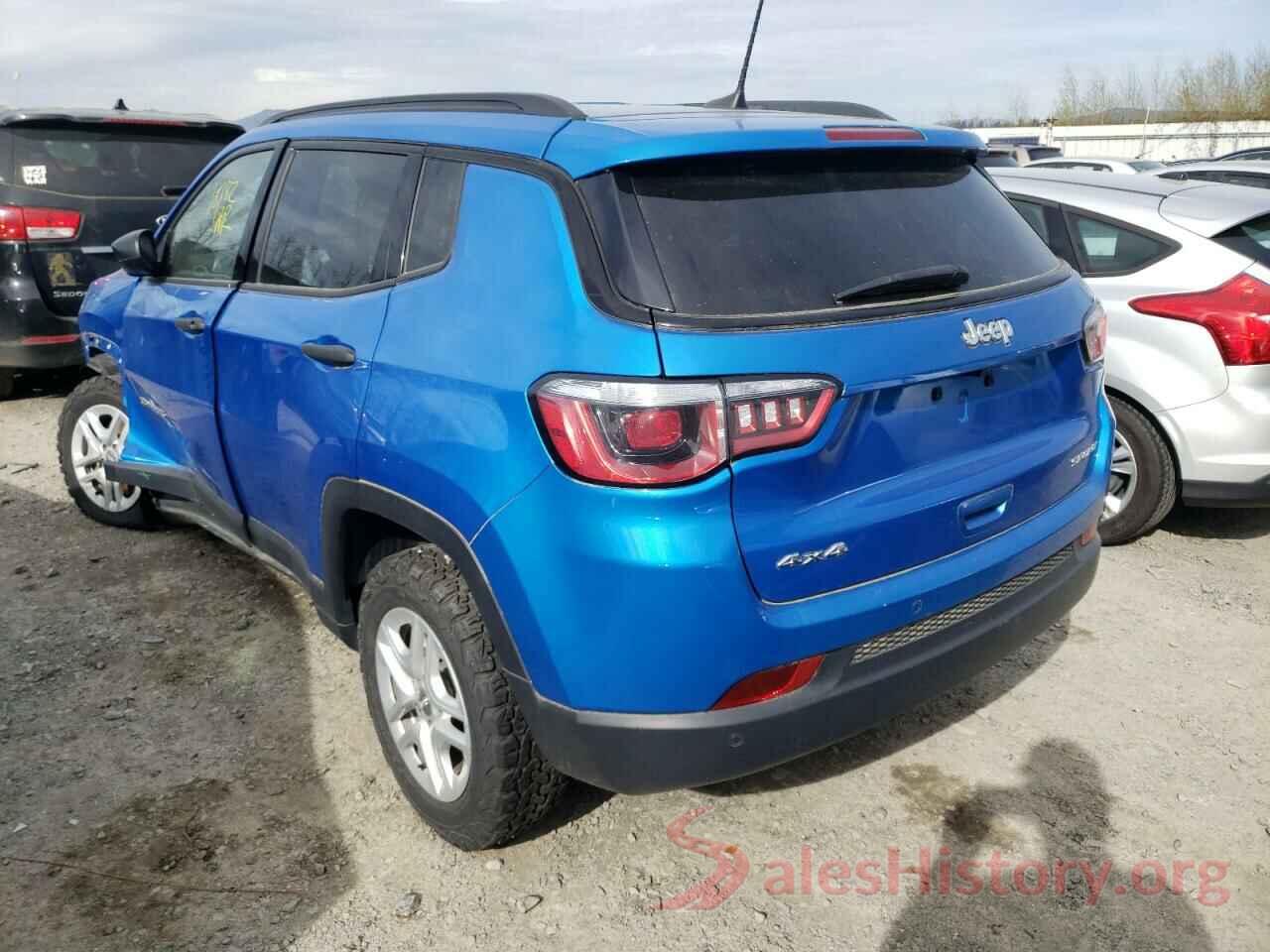 3C4NJDAB2HT642616 2017 JEEP COMPASS