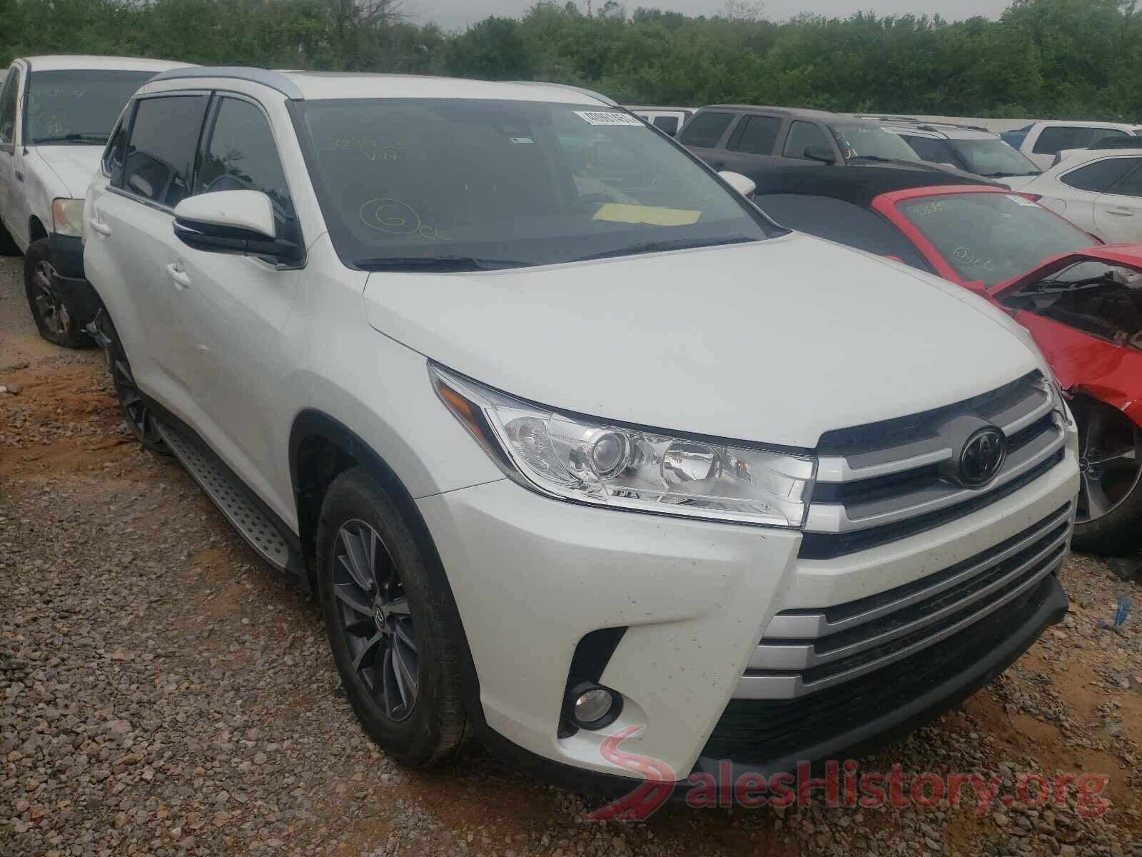 5TDKZRFHXKS321933 2019 TOYOTA HIGHLANDER