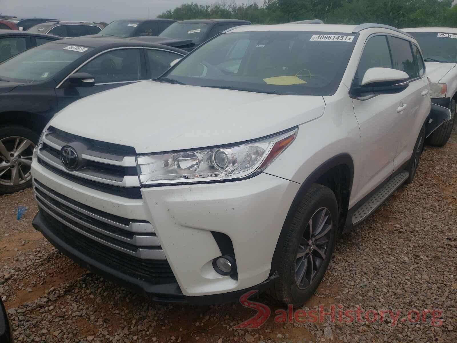 5TDKZRFHXKS321933 2019 TOYOTA HIGHLANDER