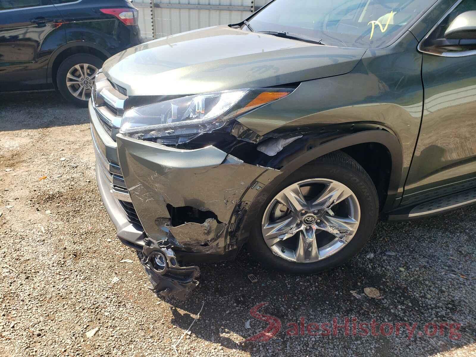 5TDYZRFH7KS291221 2019 TOYOTA HIGHLANDER