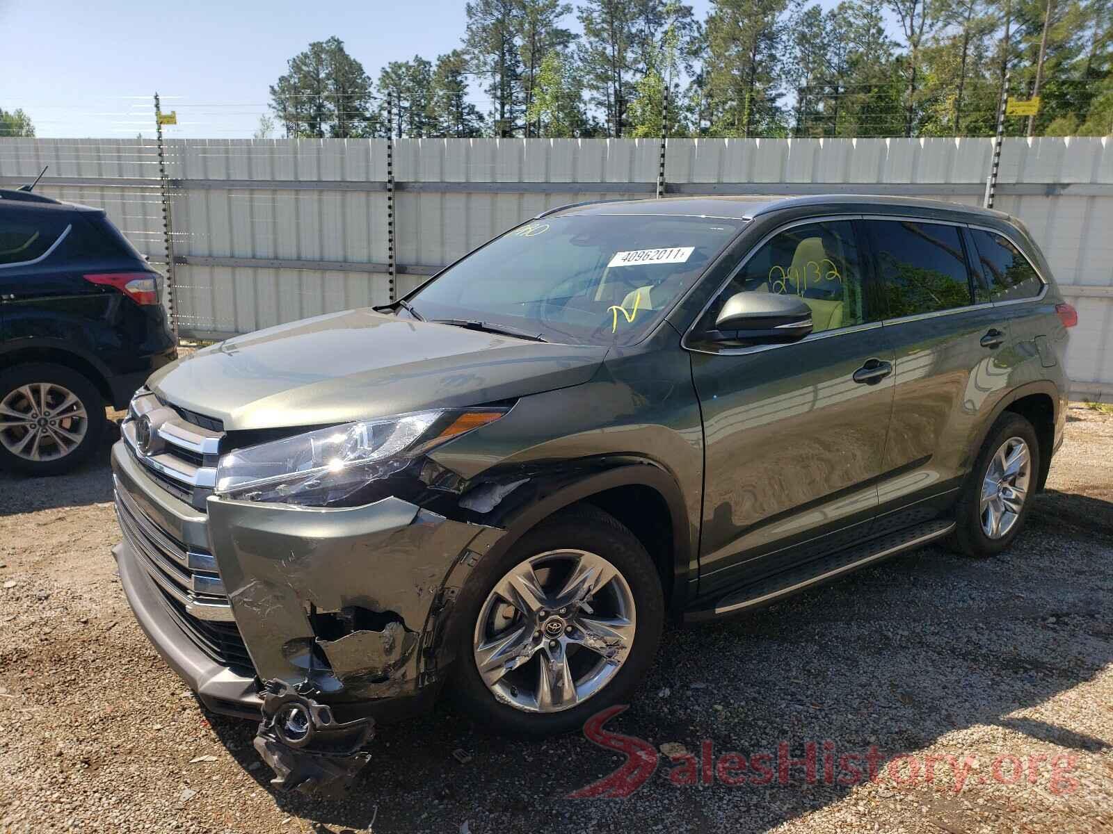 5TDYZRFH7KS291221 2019 TOYOTA HIGHLANDER