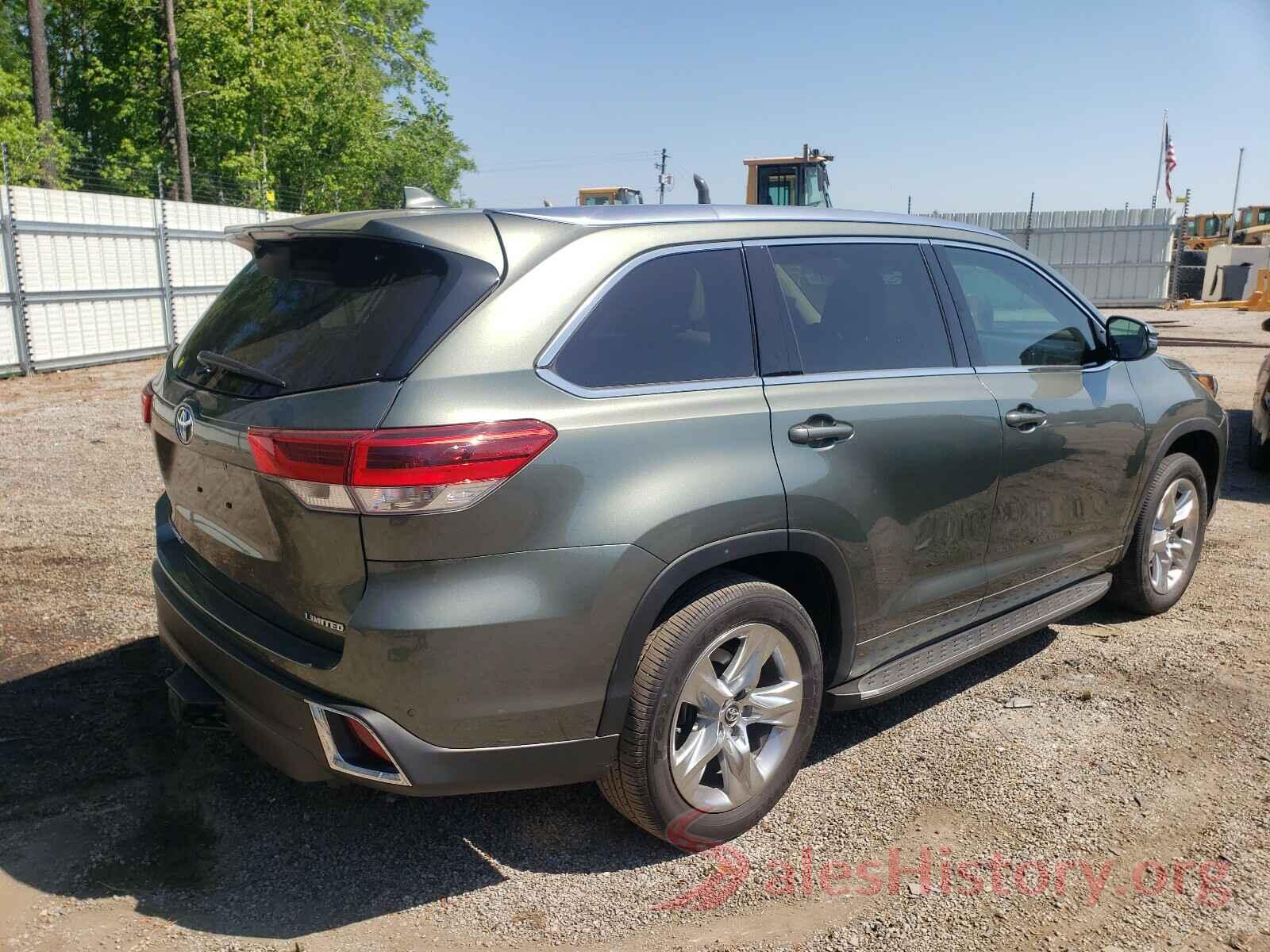 5TDYZRFH7KS291221 2019 TOYOTA HIGHLANDER