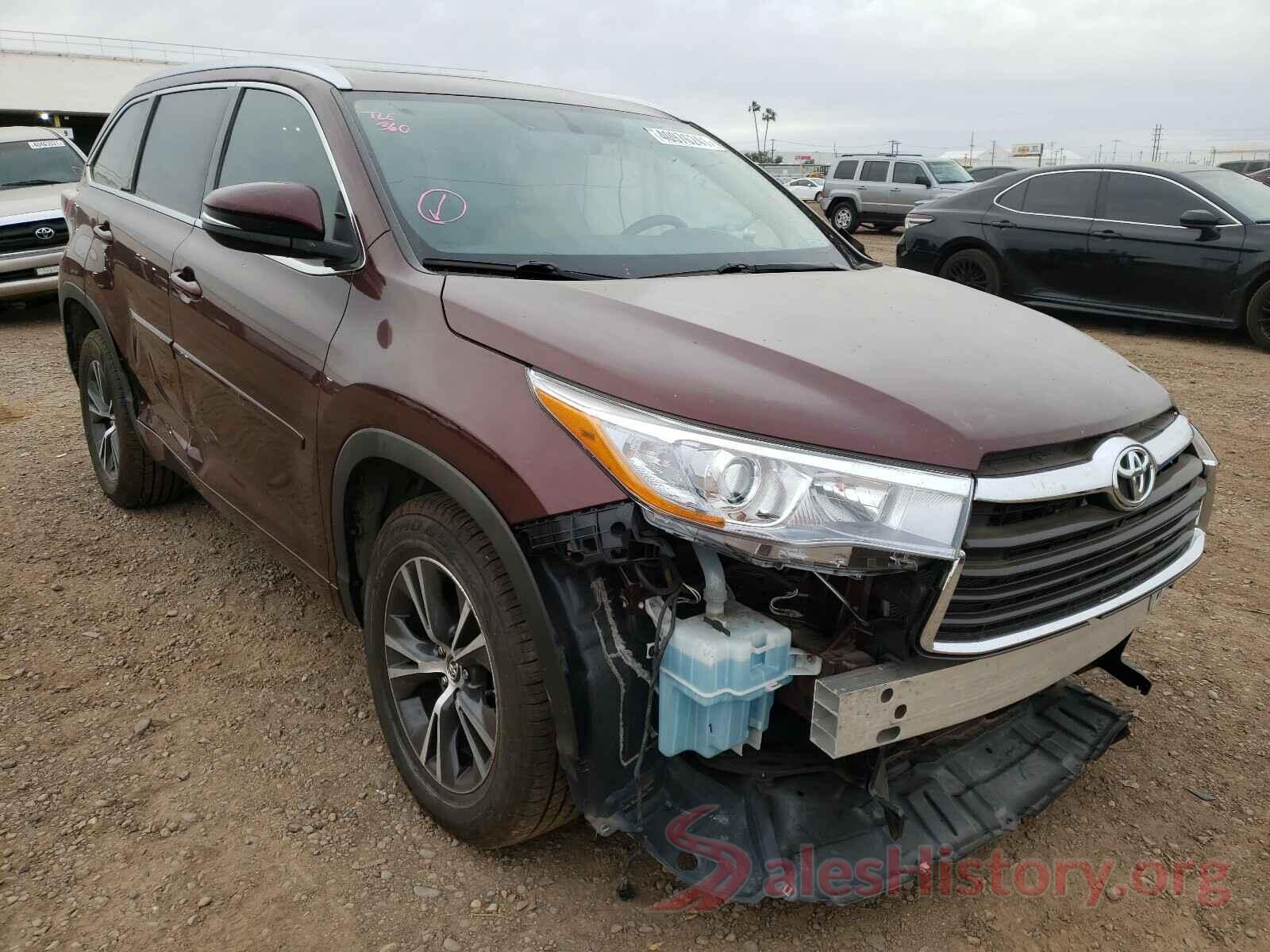 5TDKKRFH8GS163989 2016 TOYOTA HIGHLANDER