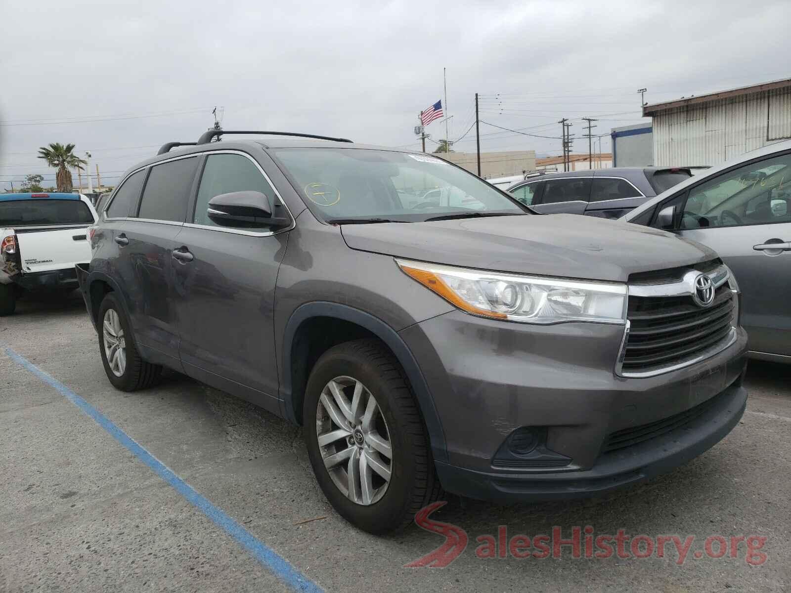 5TDZKRFH5GS170459 2016 TOYOTA HIGHLANDER