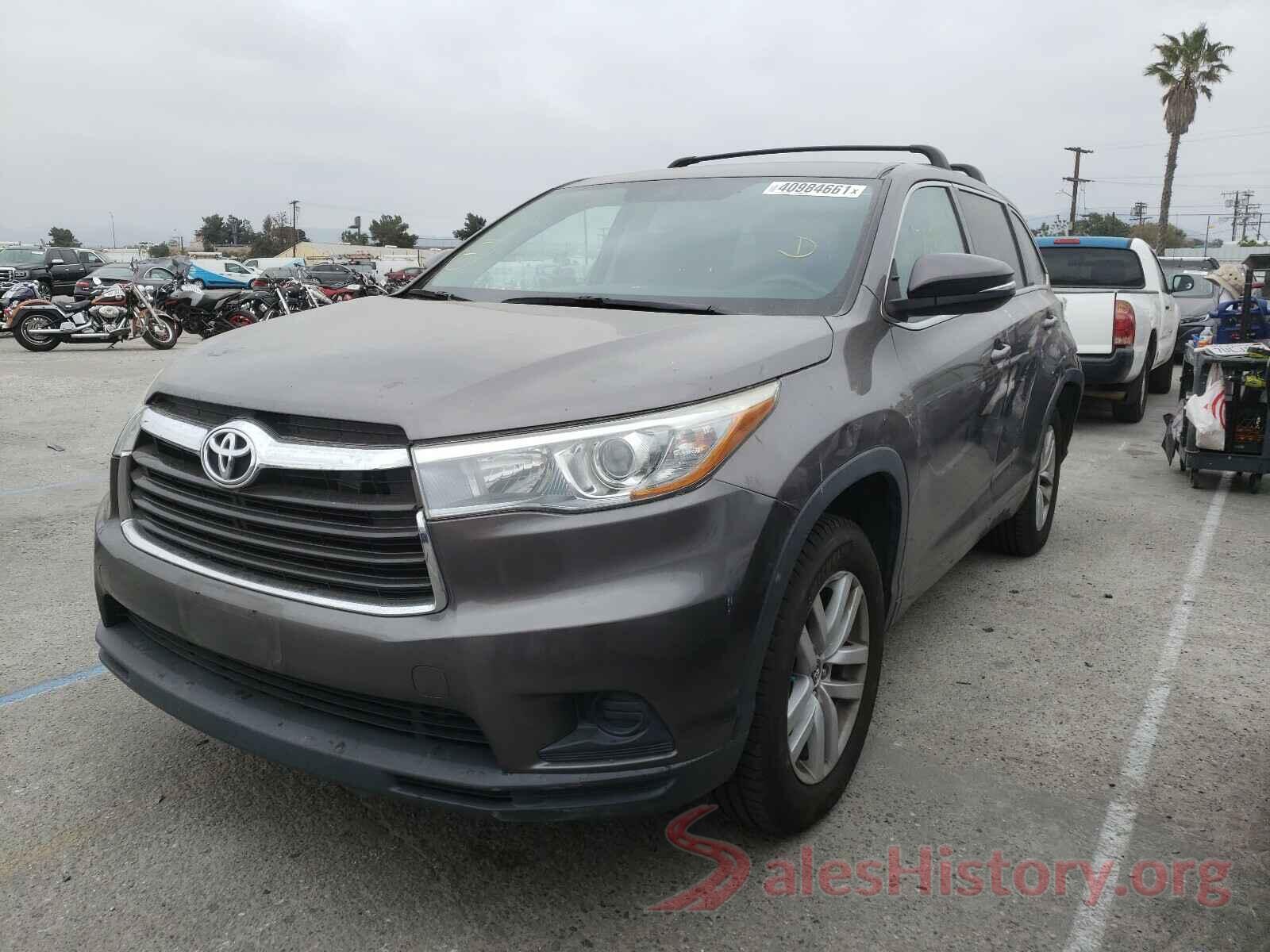 5TDZKRFH5GS170459 2016 TOYOTA HIGHLANDER