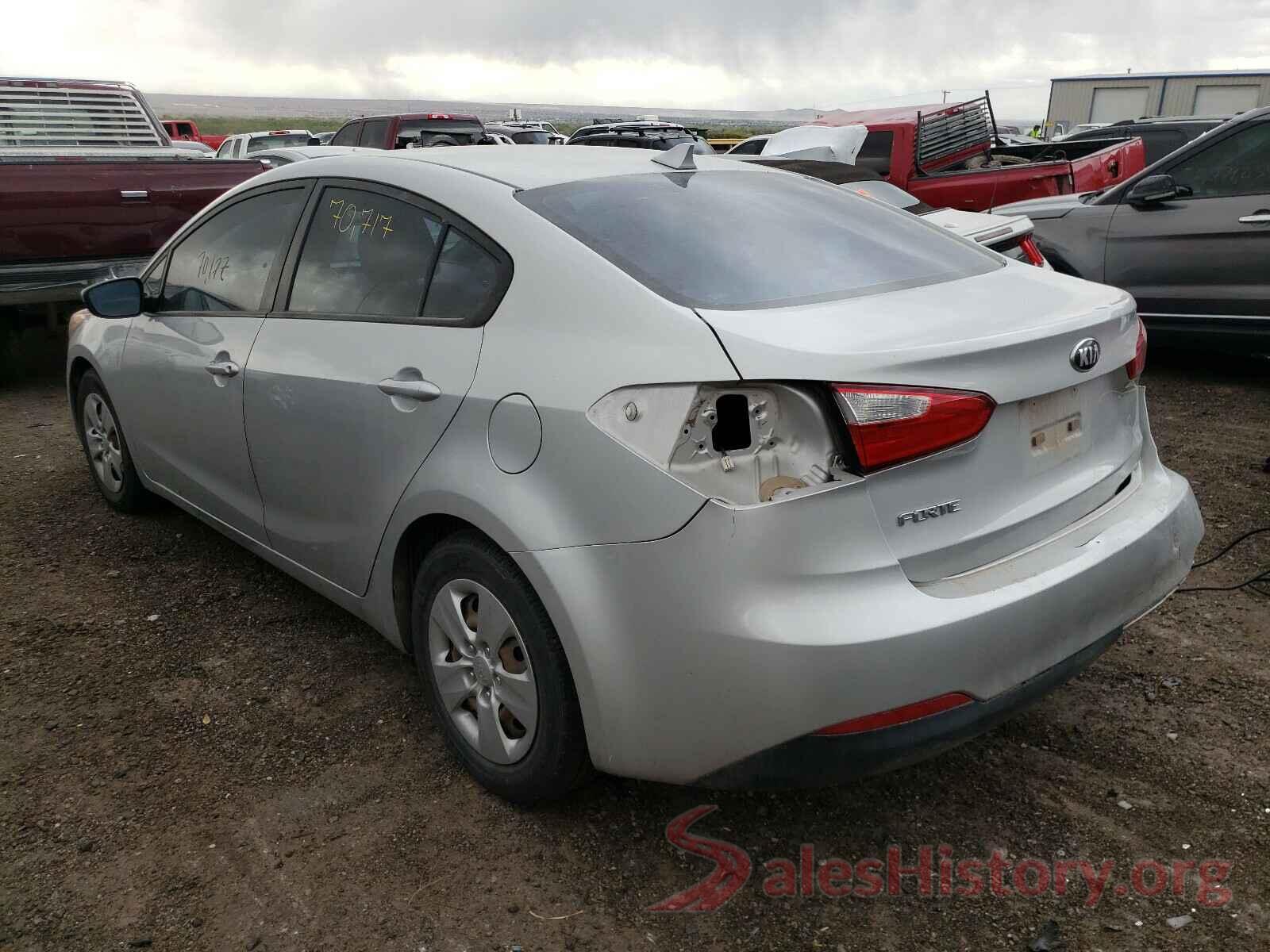 KNAFK4A62G5445946 2016 KIA FORTE