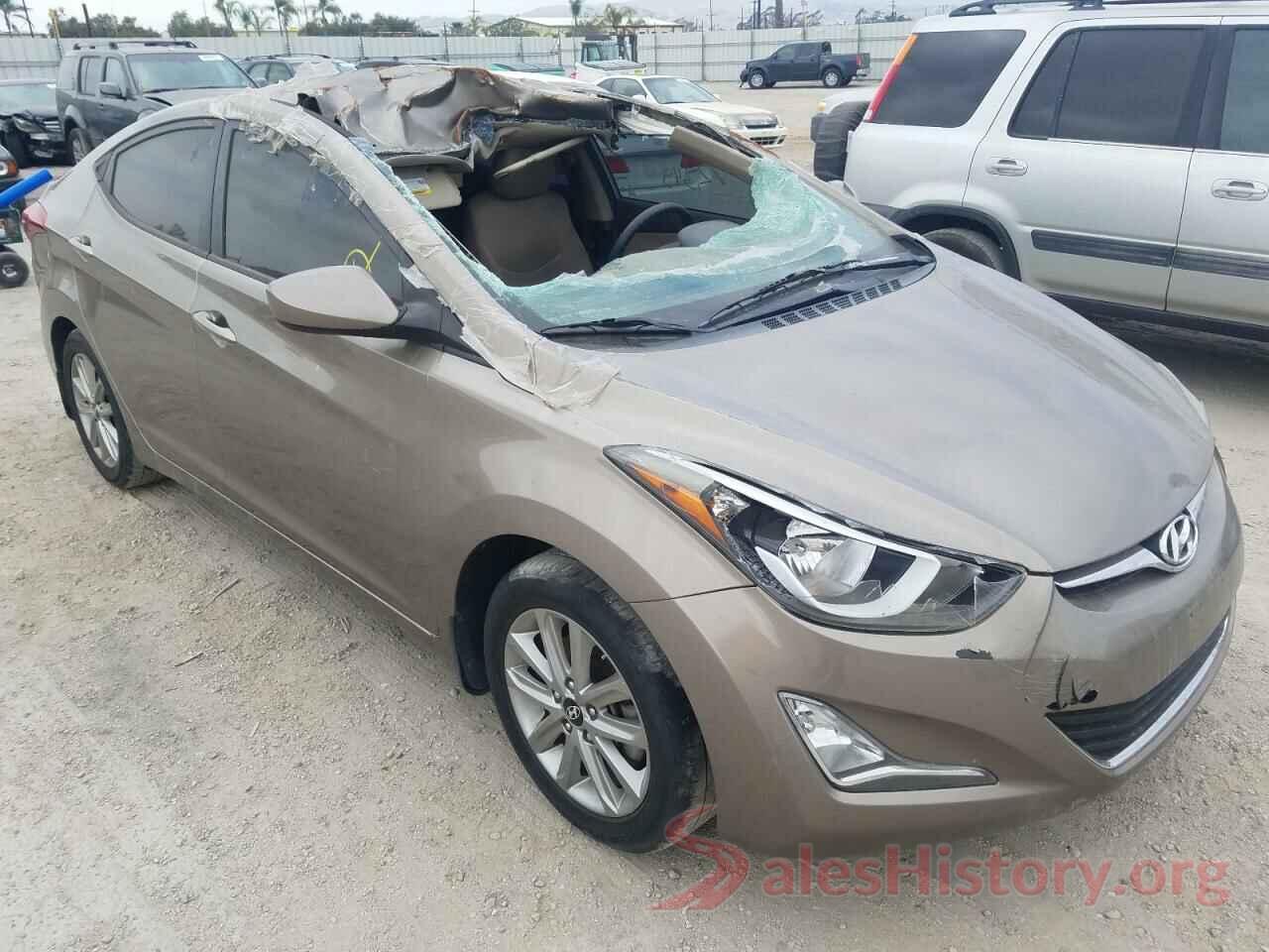 5NPDH4AE8GH658464 2016 HYUNDAI ELANTRA