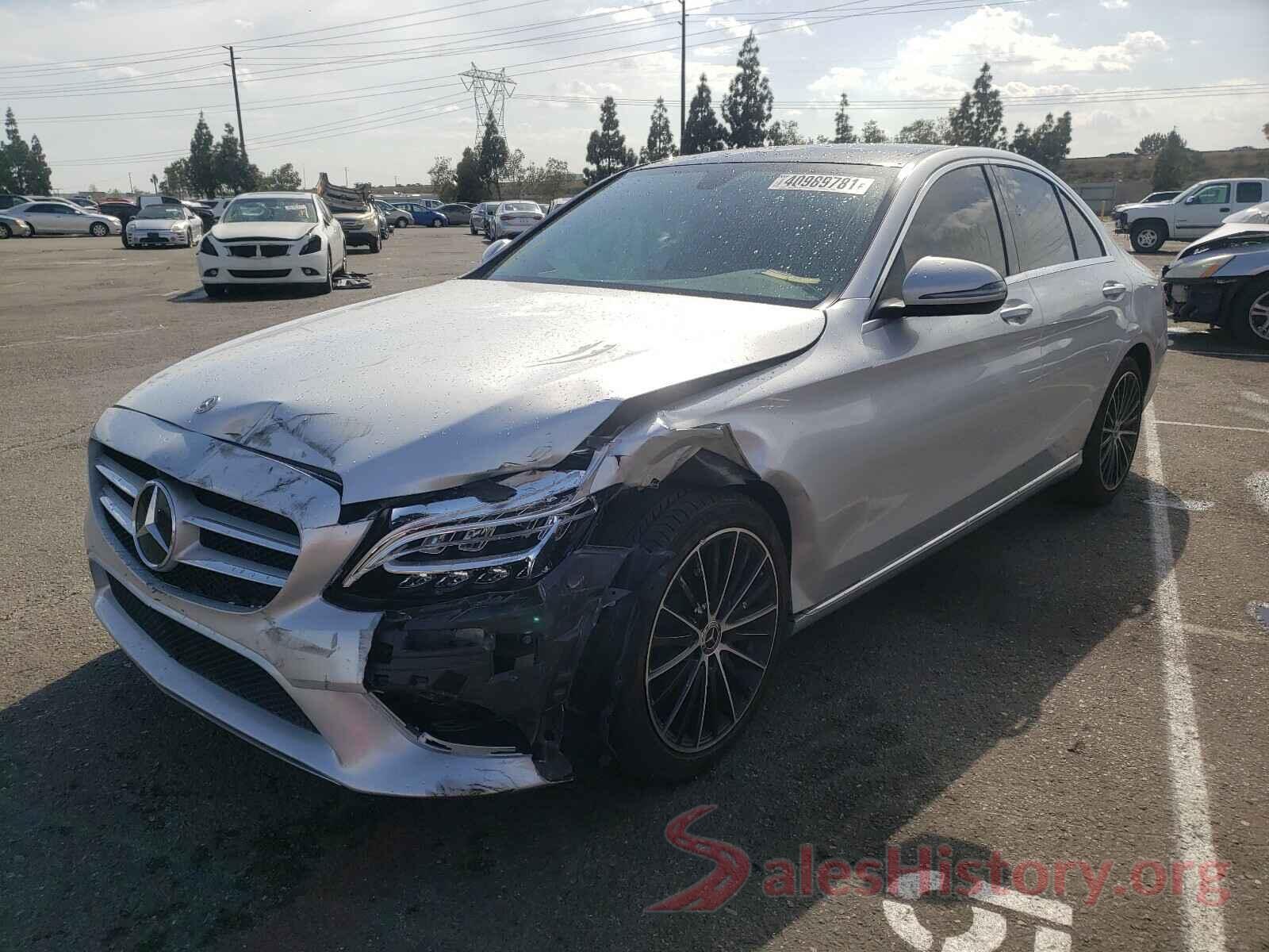 55SWF8DB6KU321773 2019 MERCEDES-BENZ C CLASS