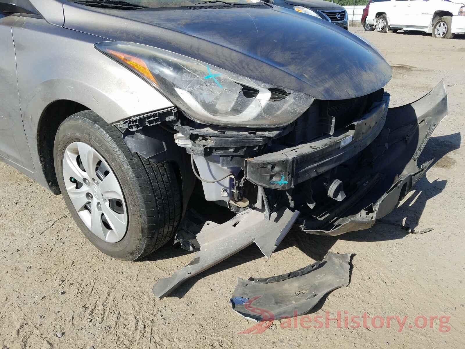 5NPDH4AE6GH732917 2016 HYUNDAI ELANTRA