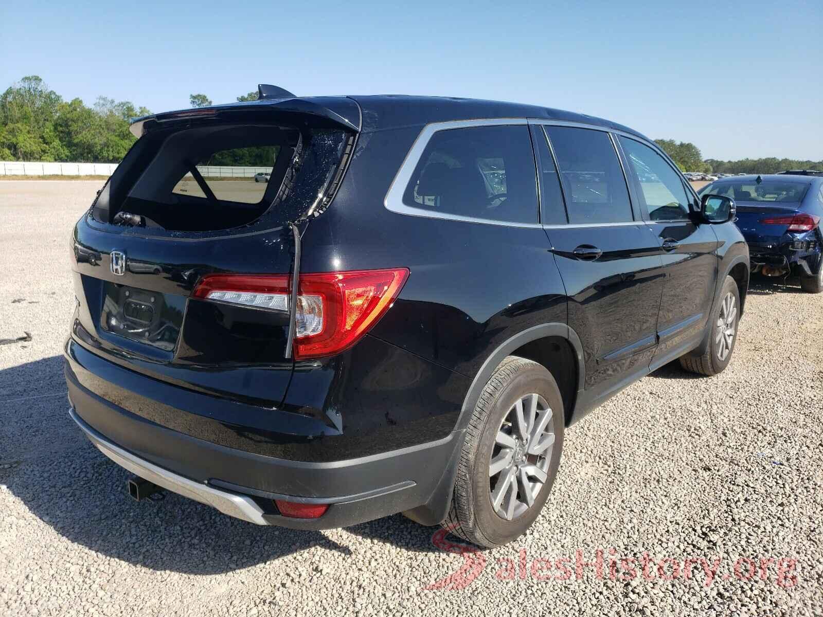 5FNYF5H54KB040763 2019 HONDA PILOT