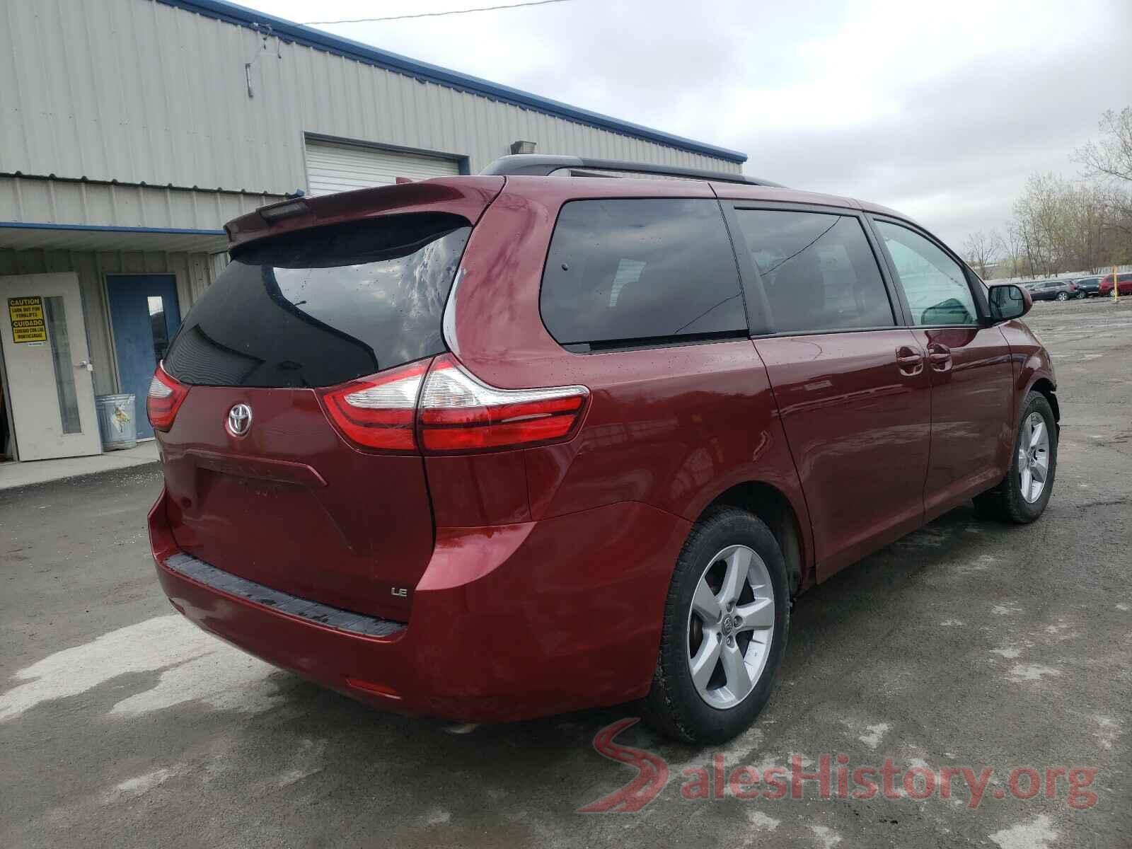 5TDKZ3DC0JS930354 2018 TOYOTA SIENNA